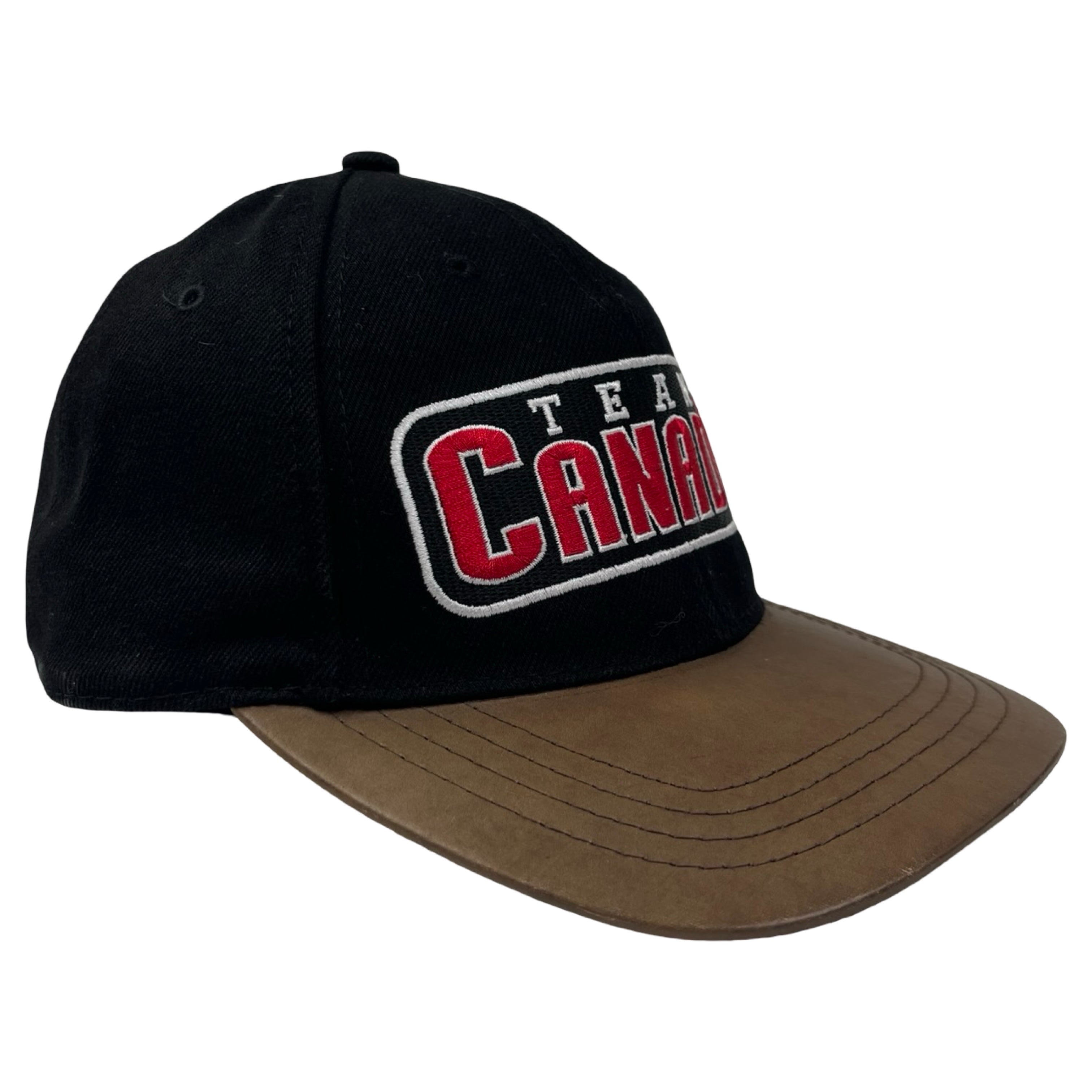 Vintage Starter Team Canada Leather Brim Hat by Starter