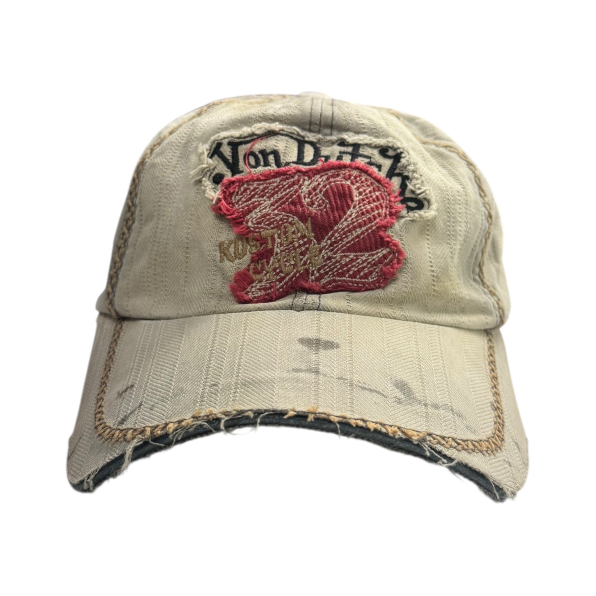 Vintage Y2K Von Dutch Distressed Hat
