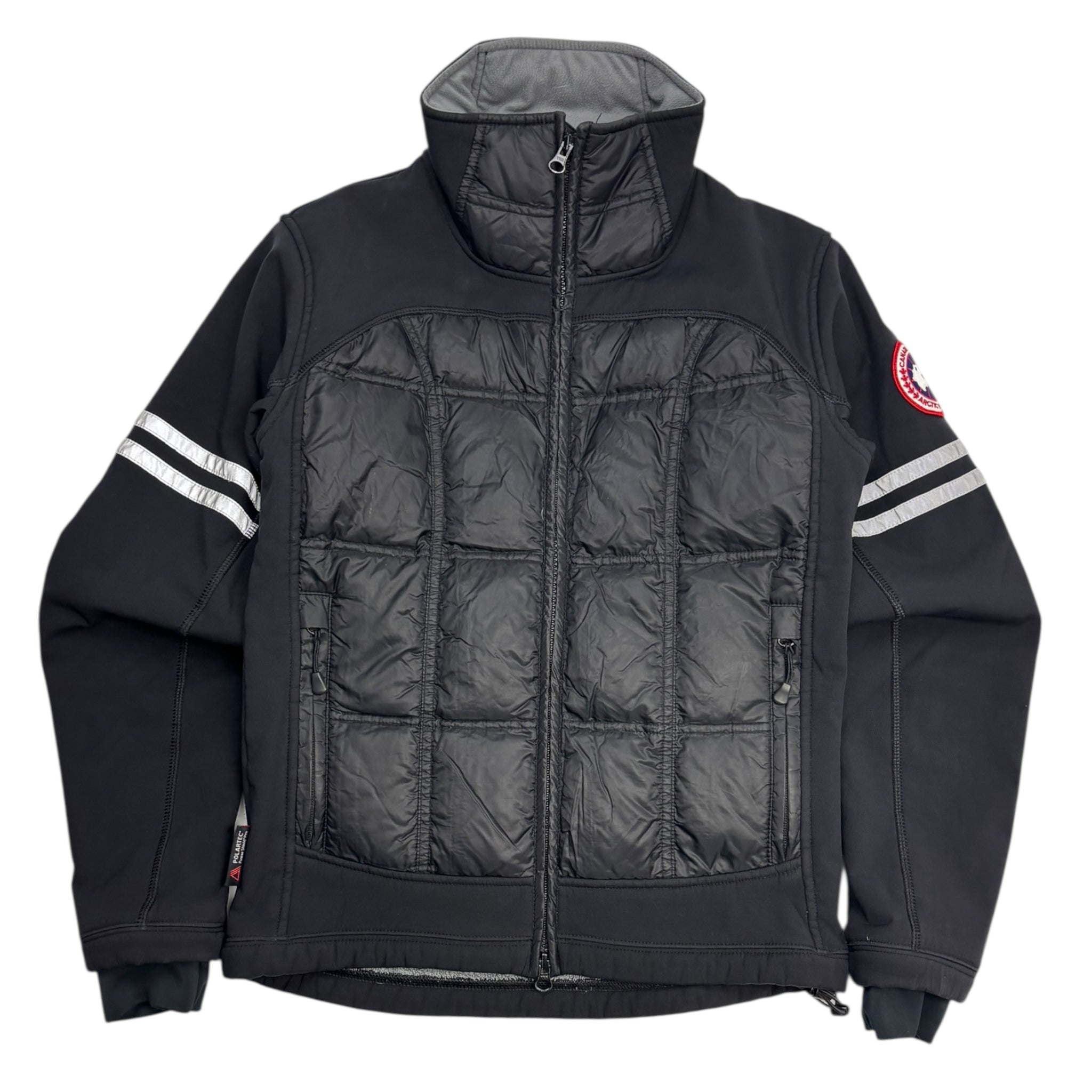 Canada Goose Down/Nylon HyBridge Puffer Jacket Black