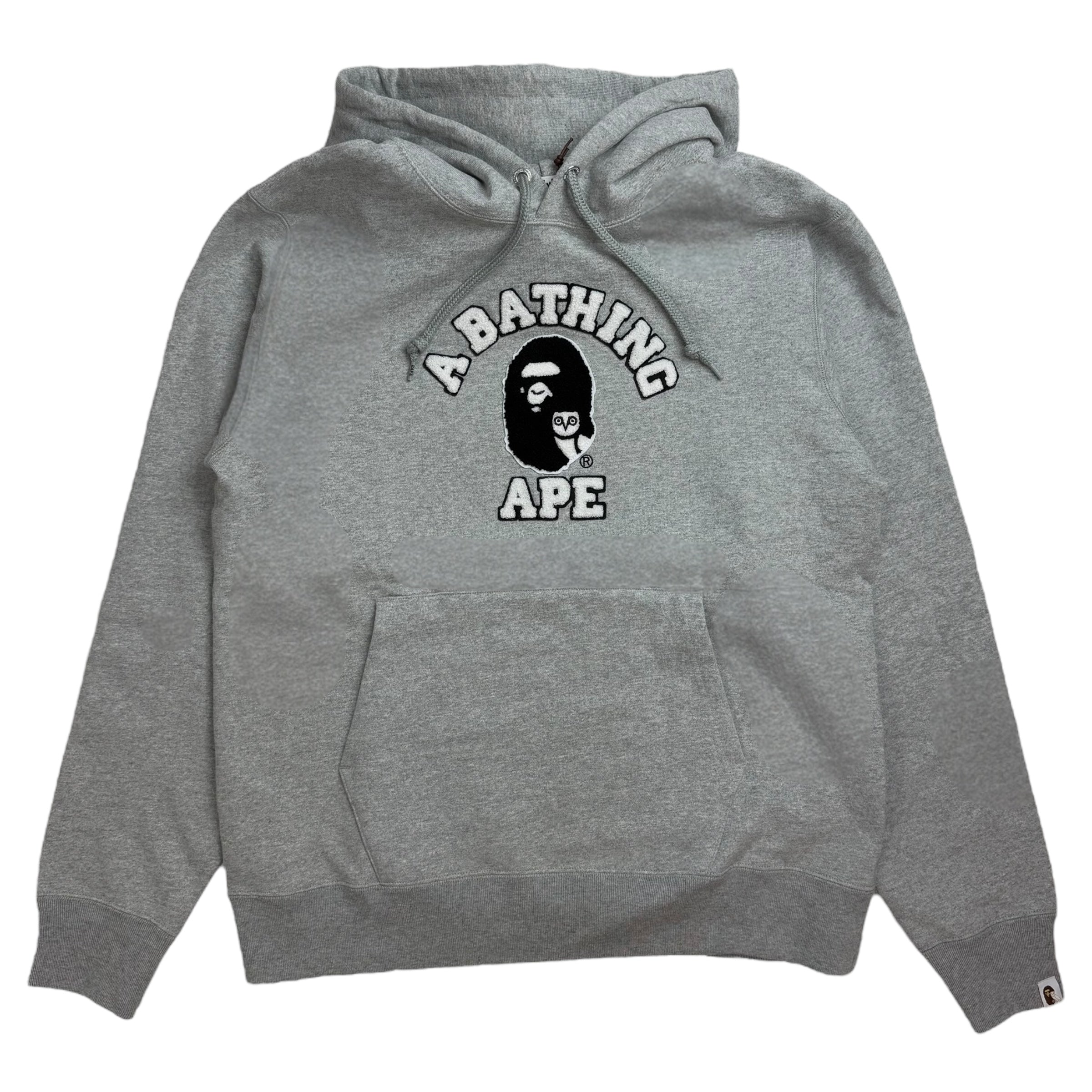 BAPE X OVO FW23 Pullover Hoodie Grey