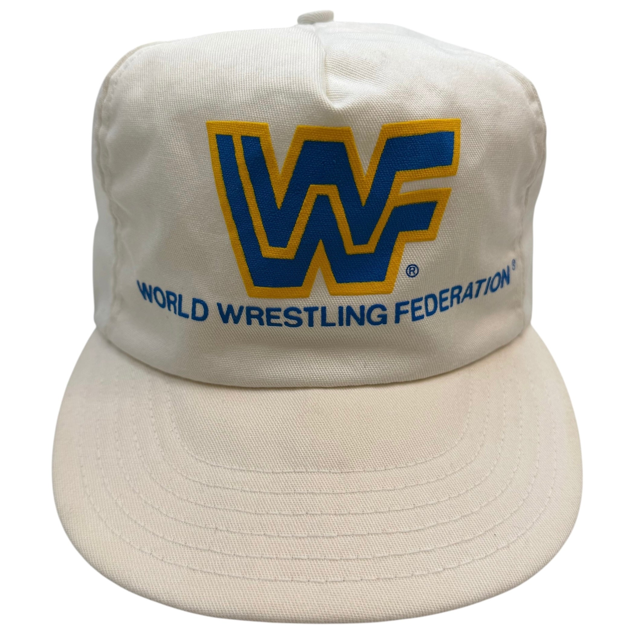 Vintage WWF World Wrestling Federation Snapback White