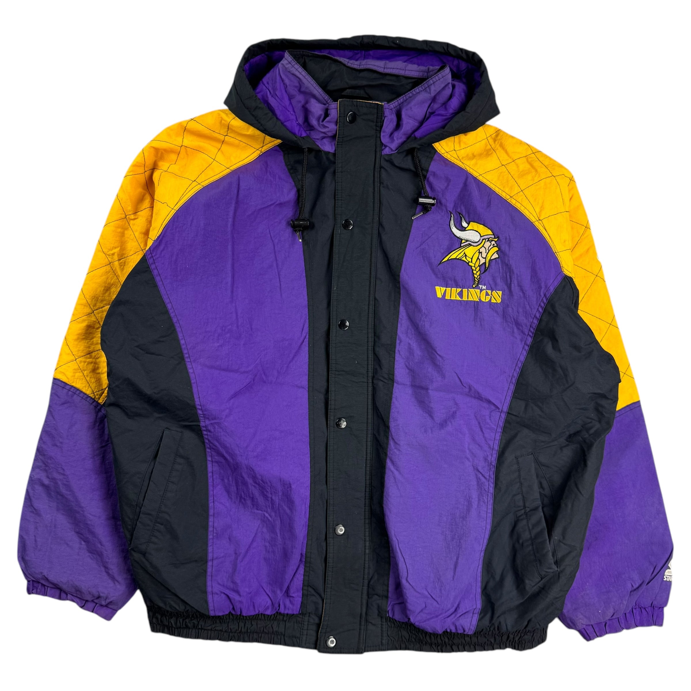 Vintage Starter Minnesota Vikings Nylon Jacket Tricolor