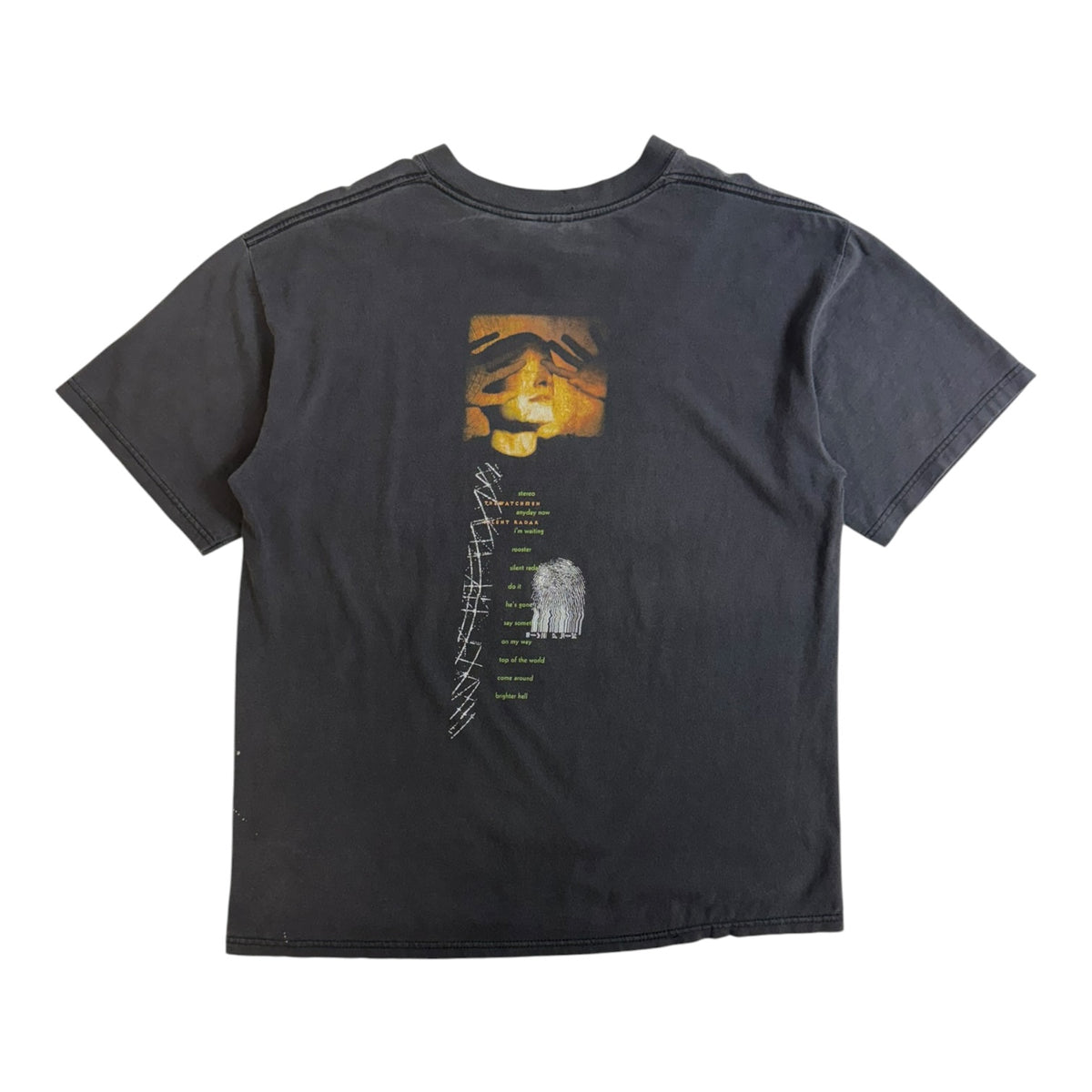 Vintage 1998 Silent Radar Watchmen T-Shirt Black