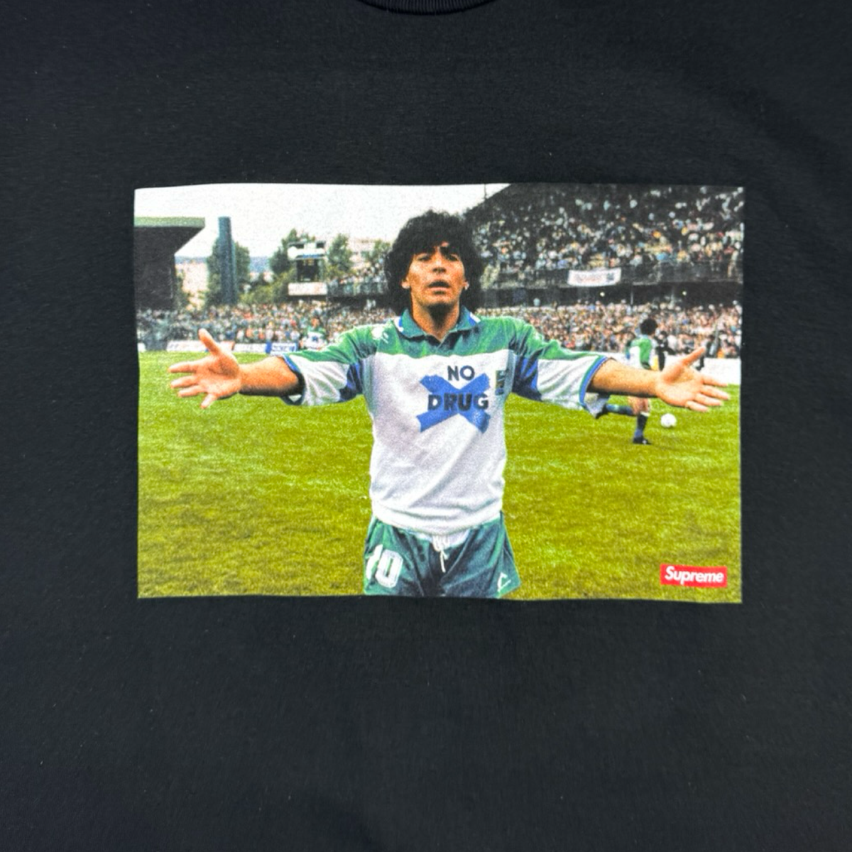 Supreme Maradona Tee Black