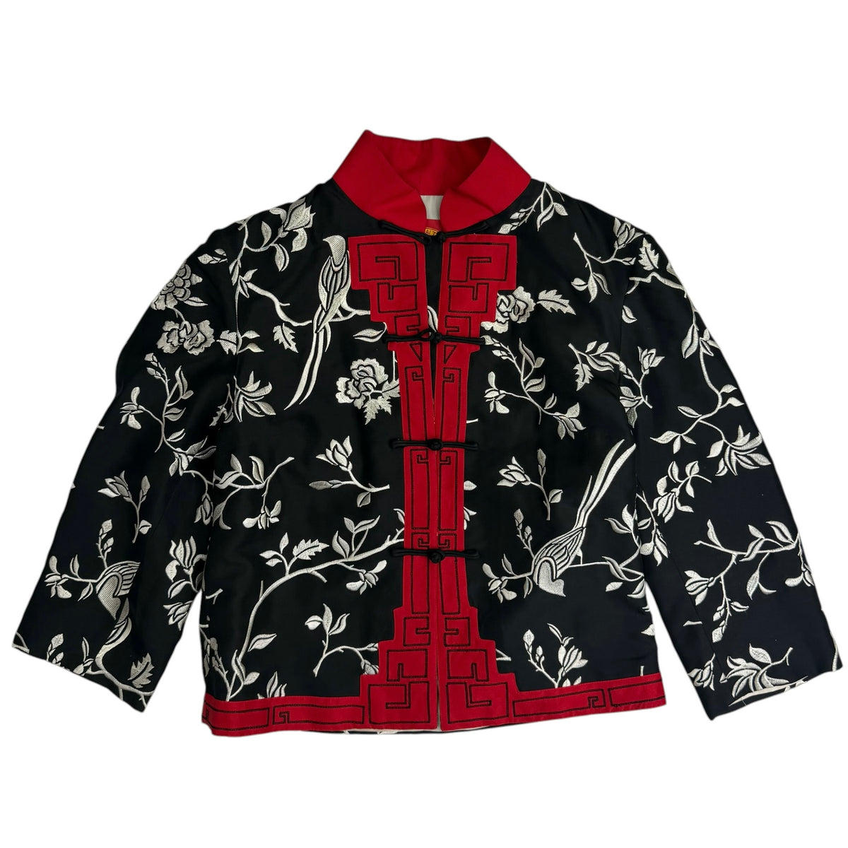 (W) Vintage Shanghai Tang Frog Closure Jacket Blacki