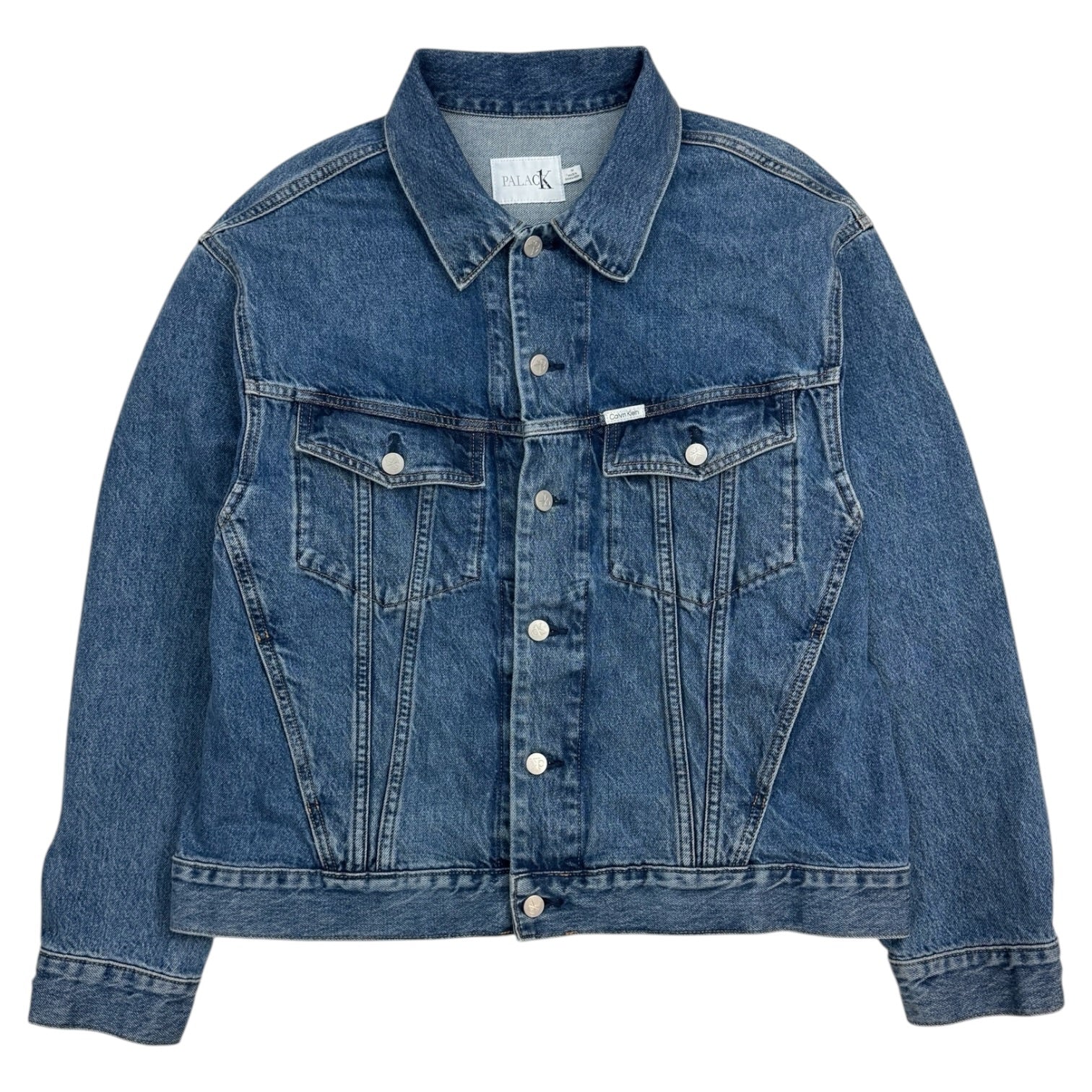 Palace x Calvin Klein Relaxed Trucker Denim Jacket Blue