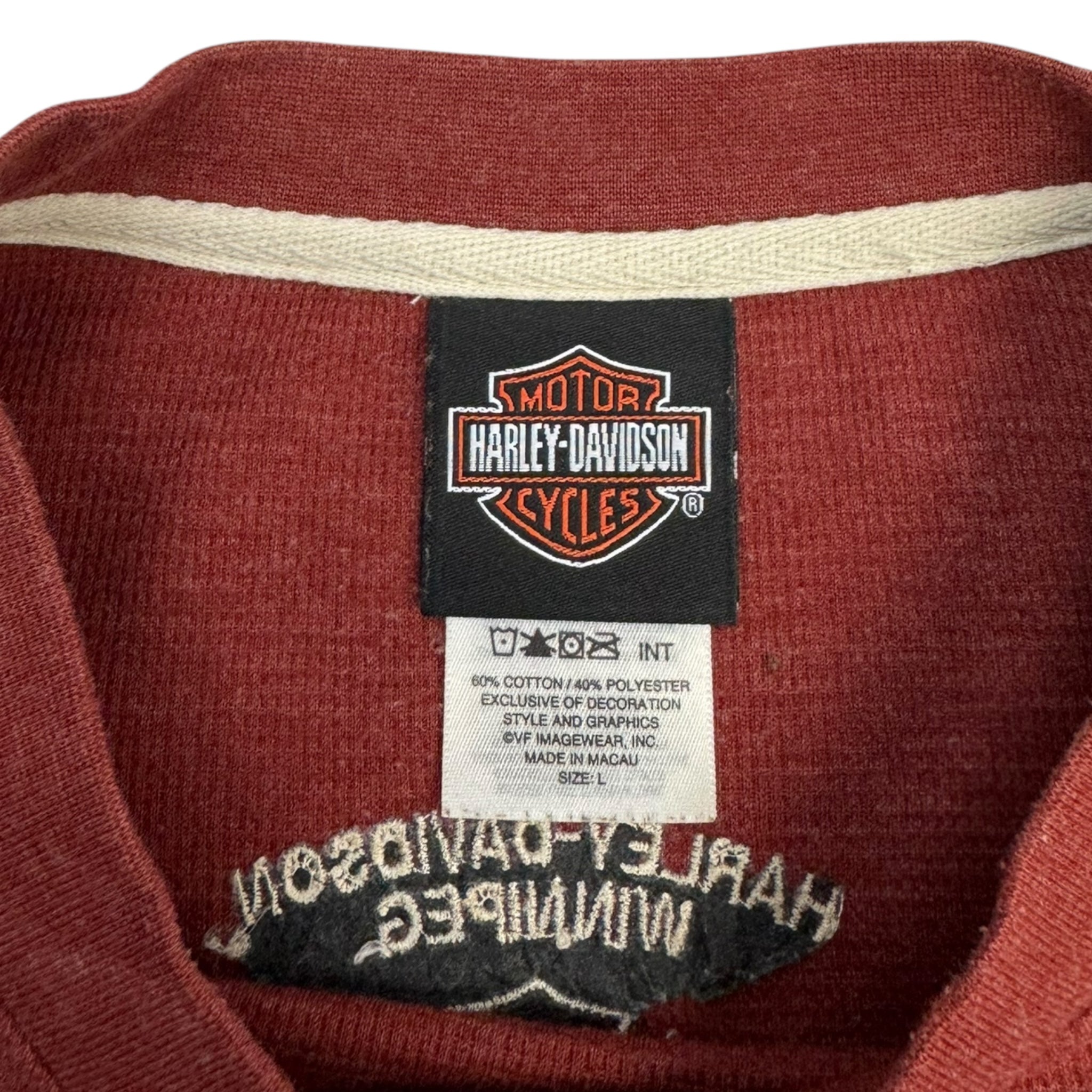 Vintage Harley Davidson Thermal Knit T-Shirt