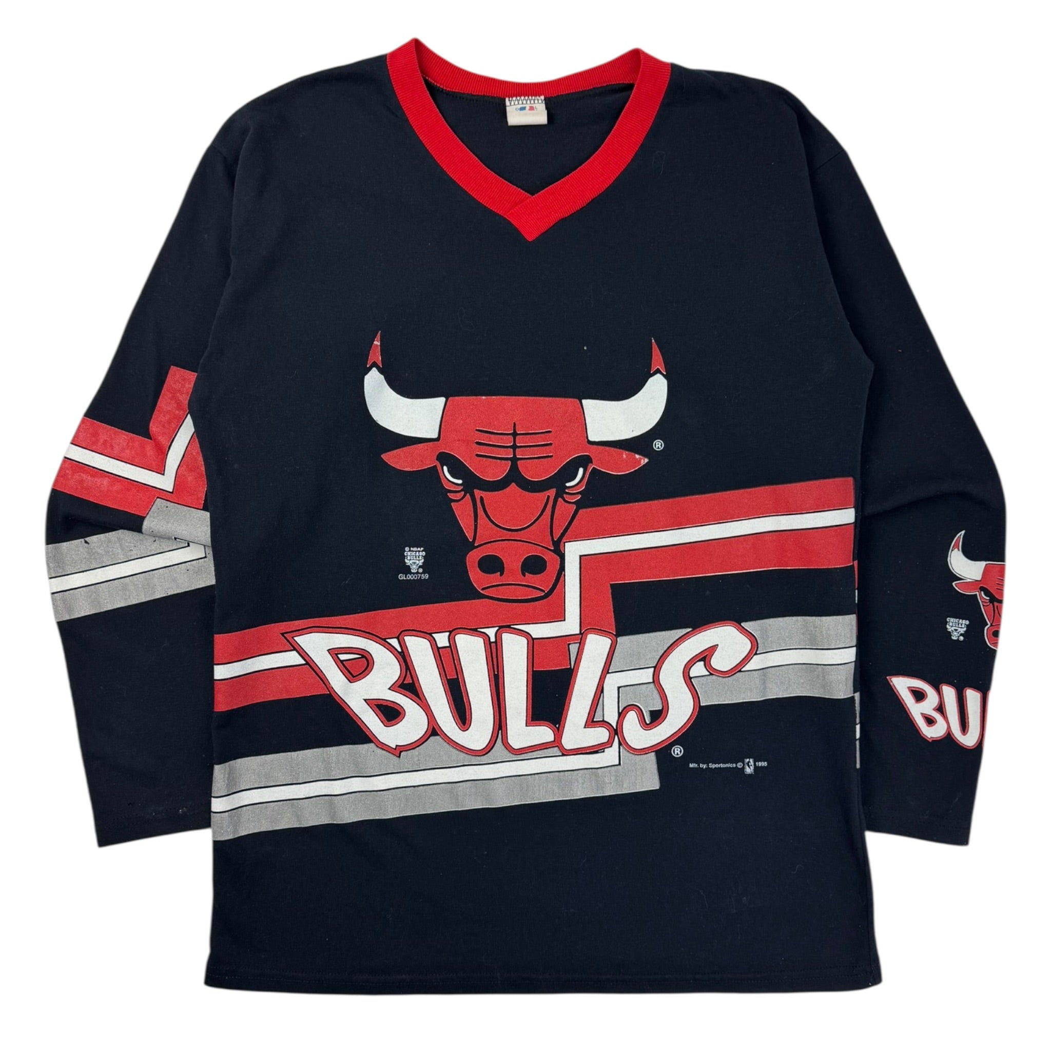 Vintage NBA Chicago Bulls Longsleeve Jersey T-Shirt