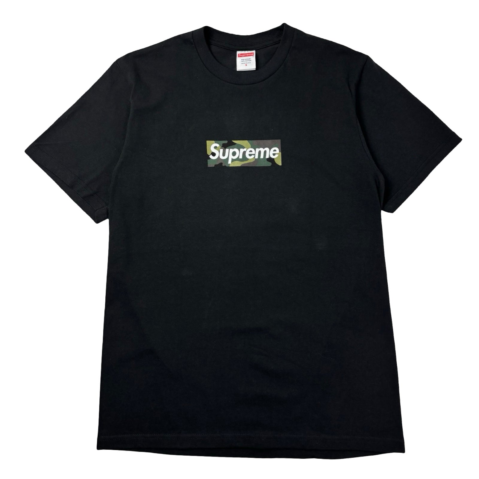 Supreme Camo Box Logo Tee Black