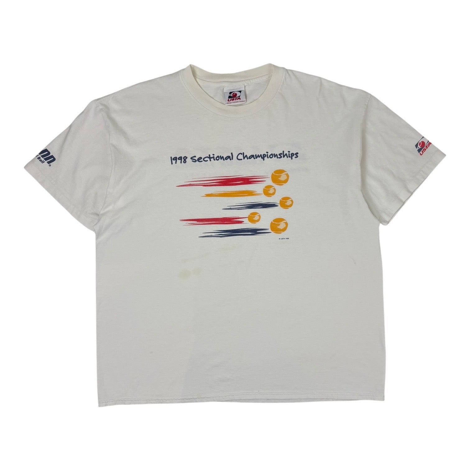 Vintage 1996 USTA Tennis Sectional Championship T-Shirt White