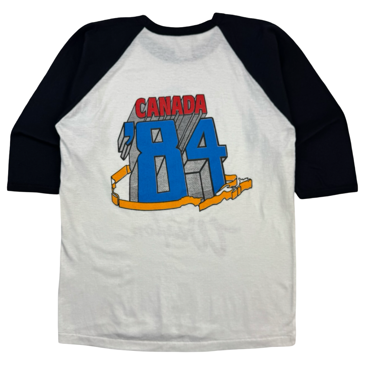 1984 Waylon Jennings Raglan Country Music Canada T-Shirt