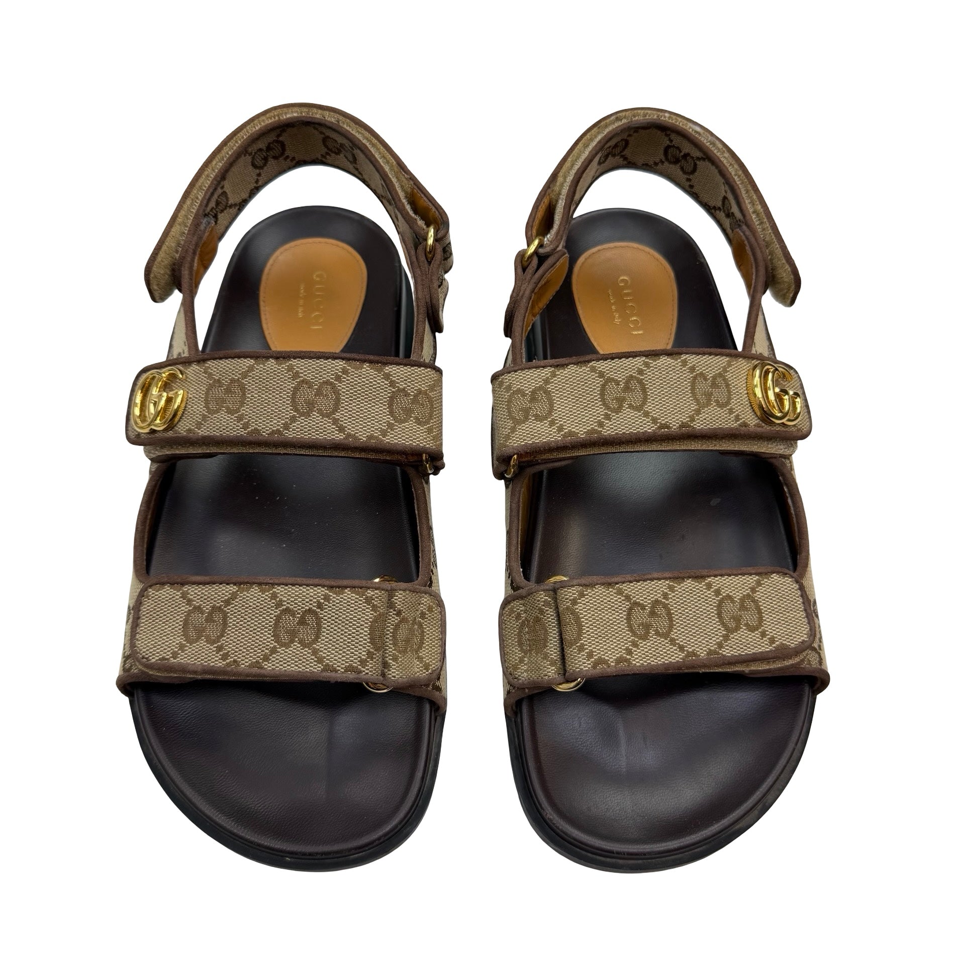 (W) Gucci Double G Sandal Beige (Used)