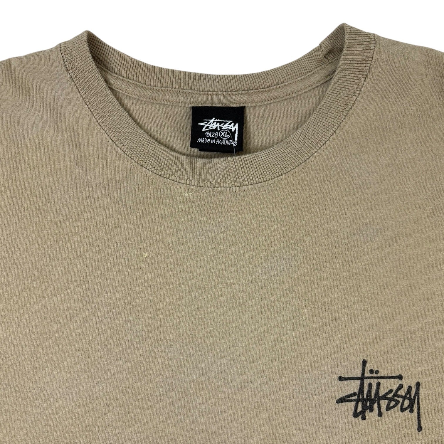 Stussy Big Dog Stone Washed T-Shirt Khaki