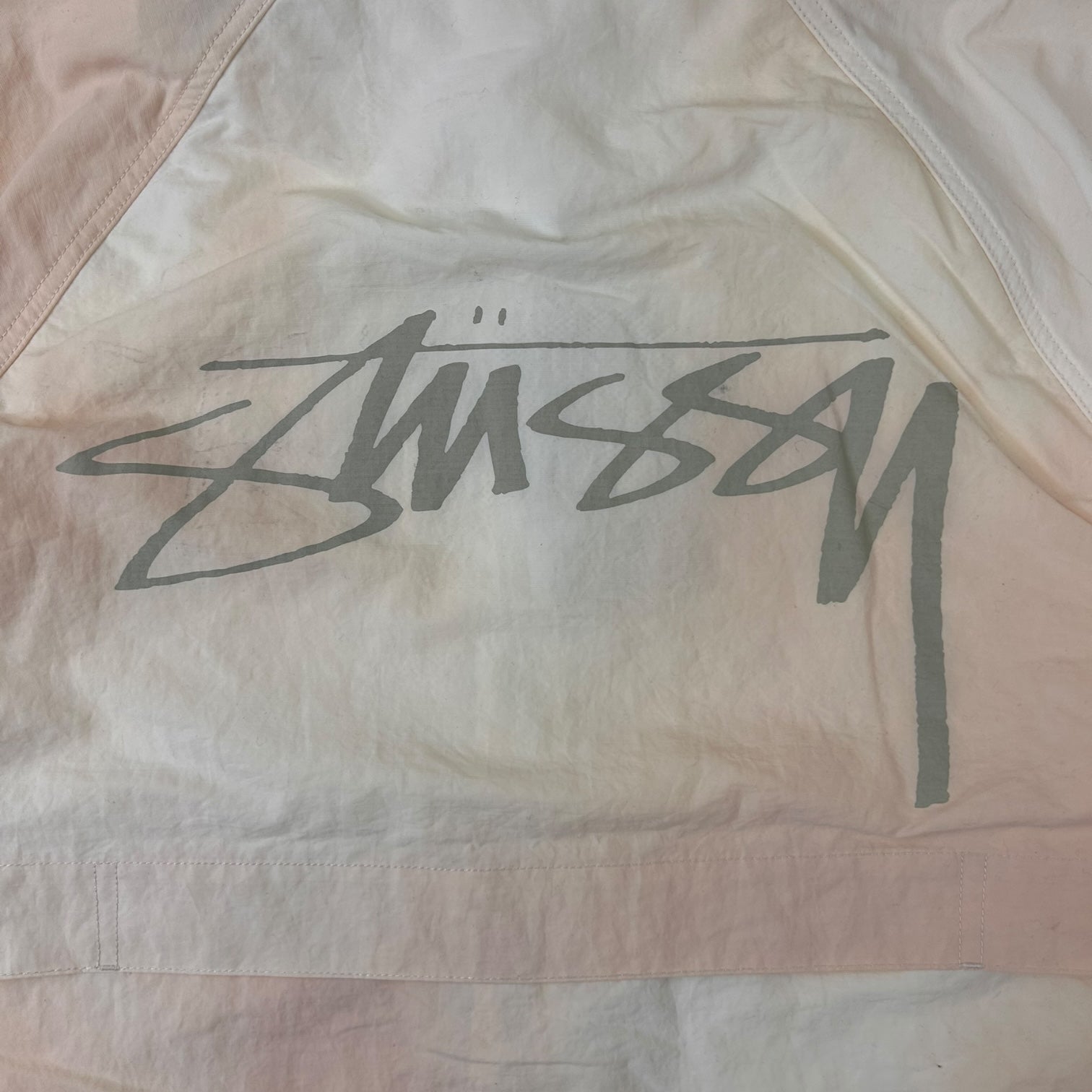 Stussy Beach Shell Wave Jacket Bone