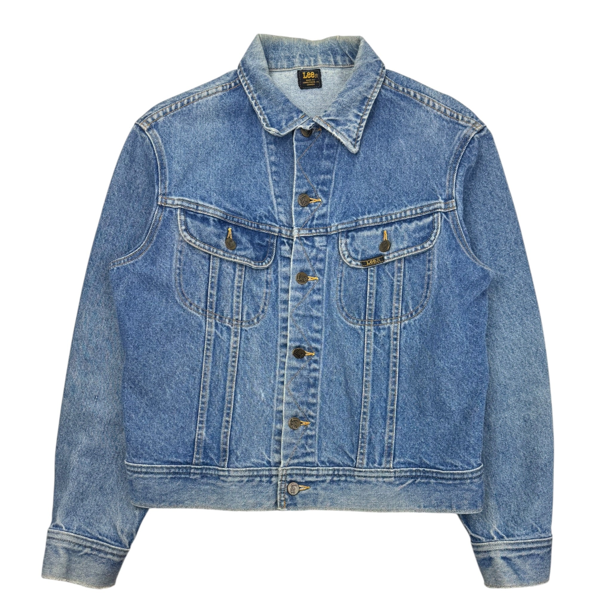 Vintage Lee Denim Jacket Faded Blue