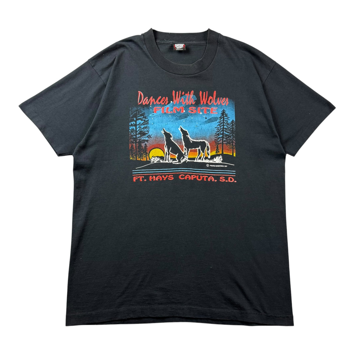 1991 Dances With Wolves Film Site Tee Black