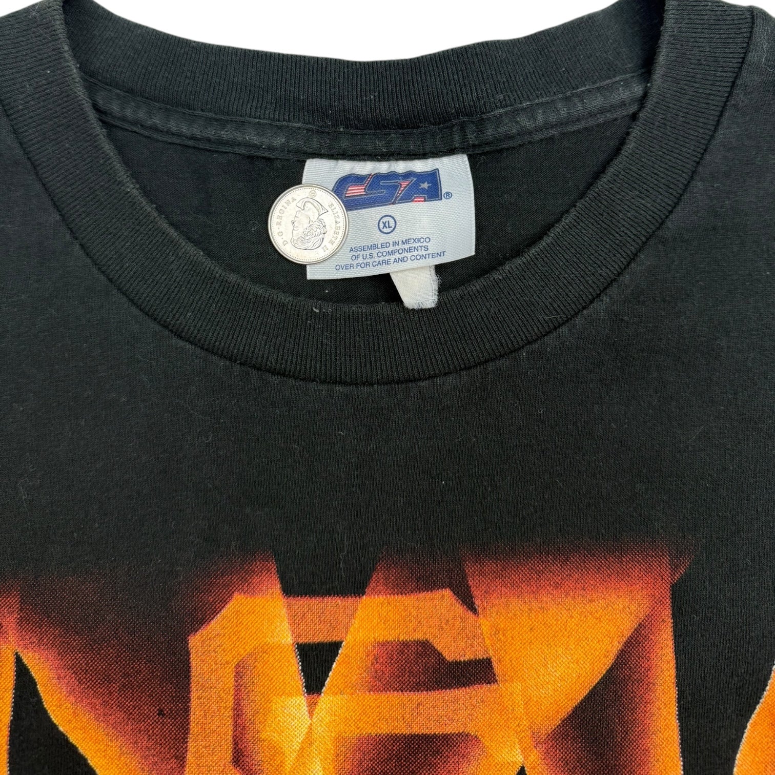 Vintage San Francisco Giants Lights T-Shirt Black