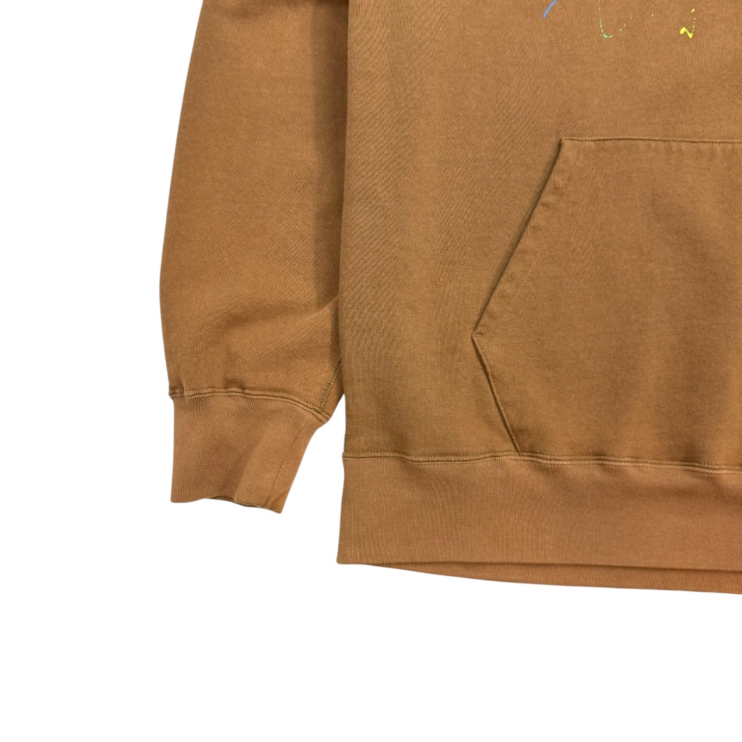 Bape Paint Splatter Hoodie Brown