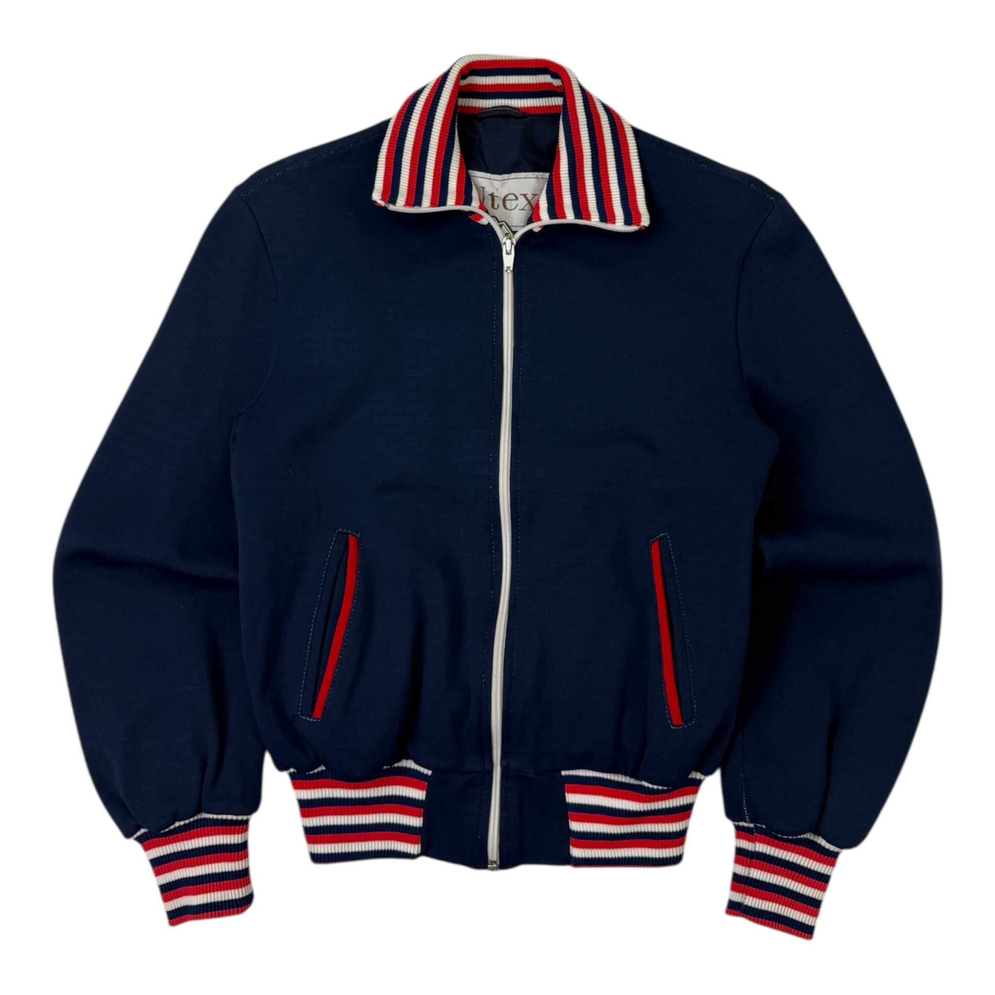 (W) Vintage Utex Track Jacket Navy Red