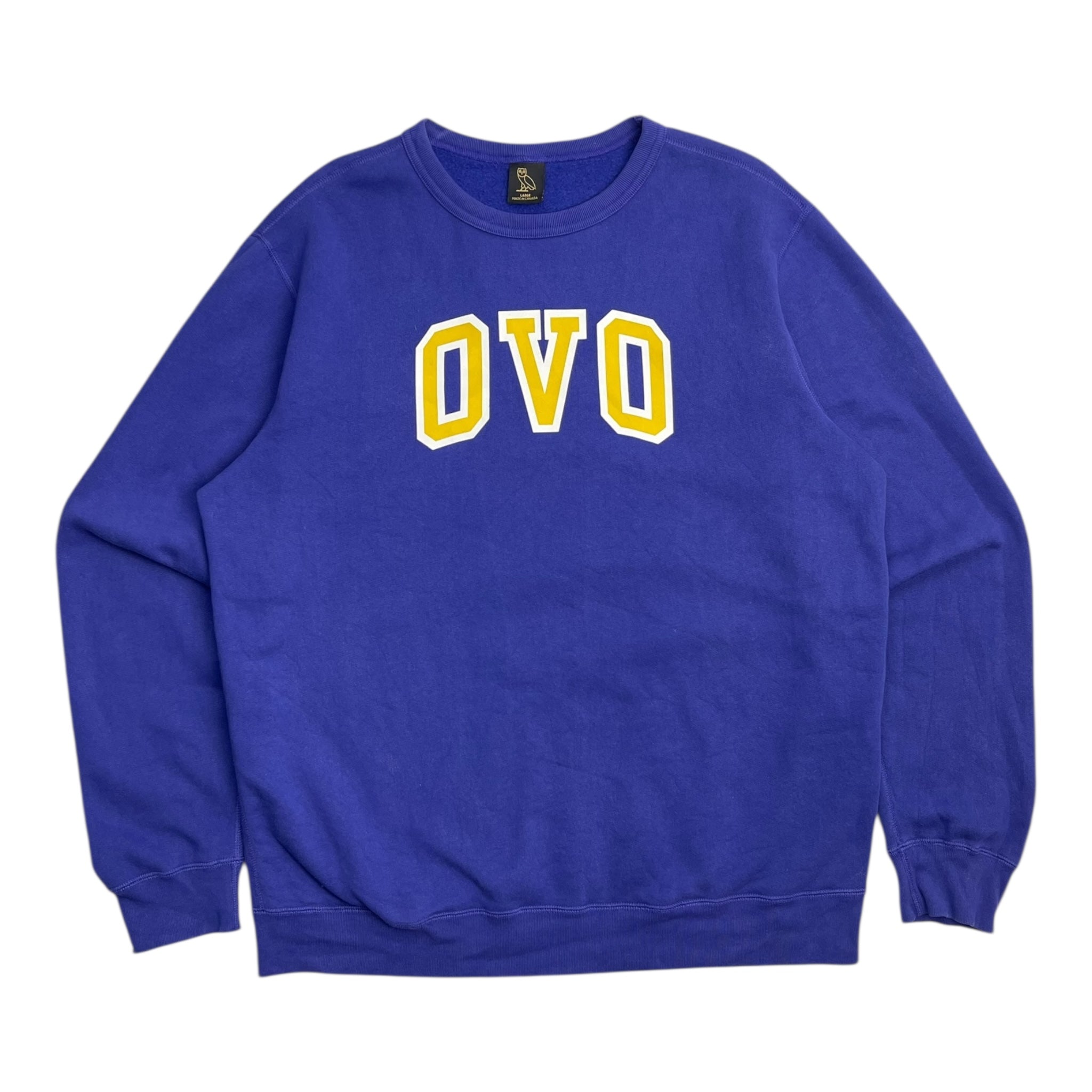 OVO Classic Arch Crewneck (Purpley/Blue)