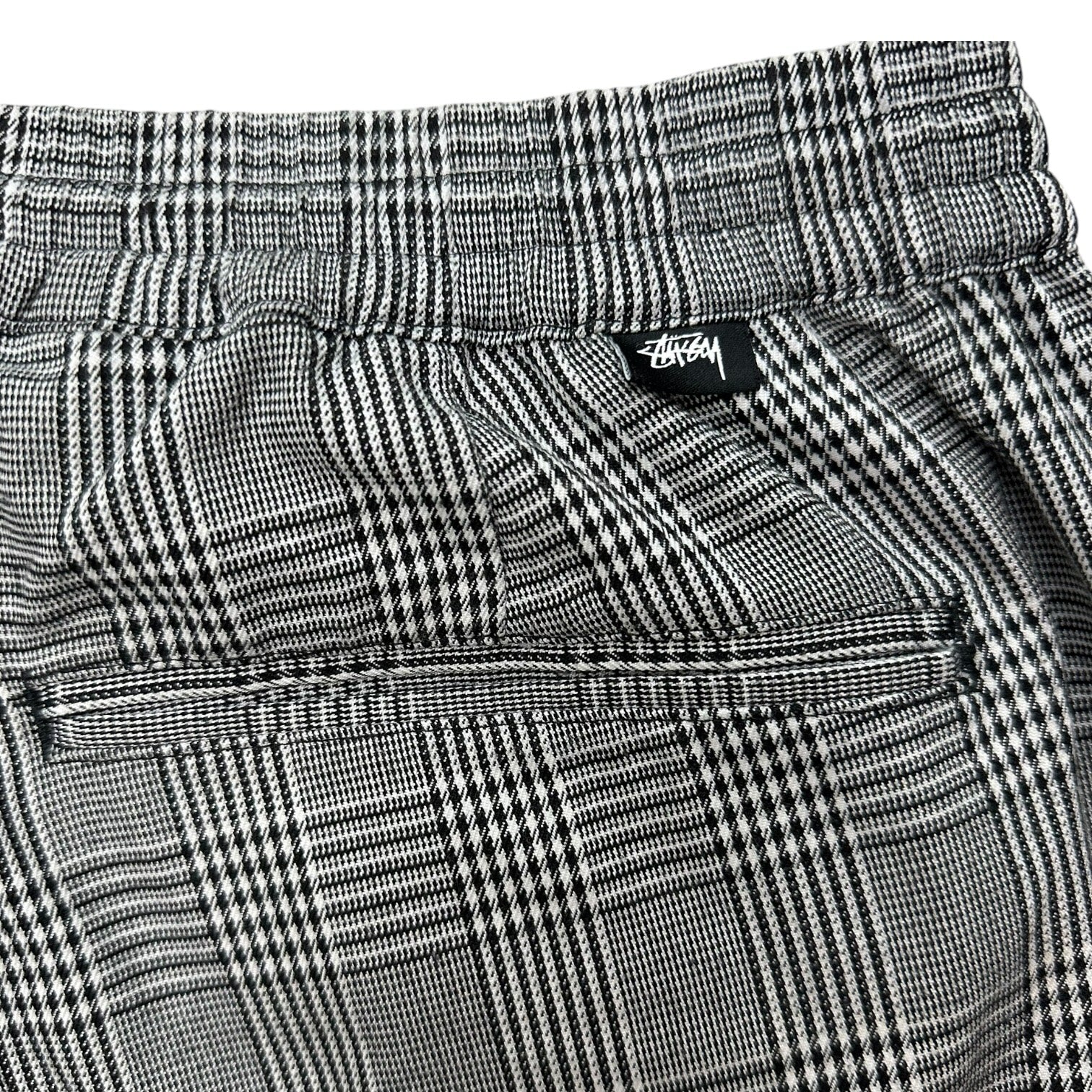 Stussy Plaid Pants Grey/Black