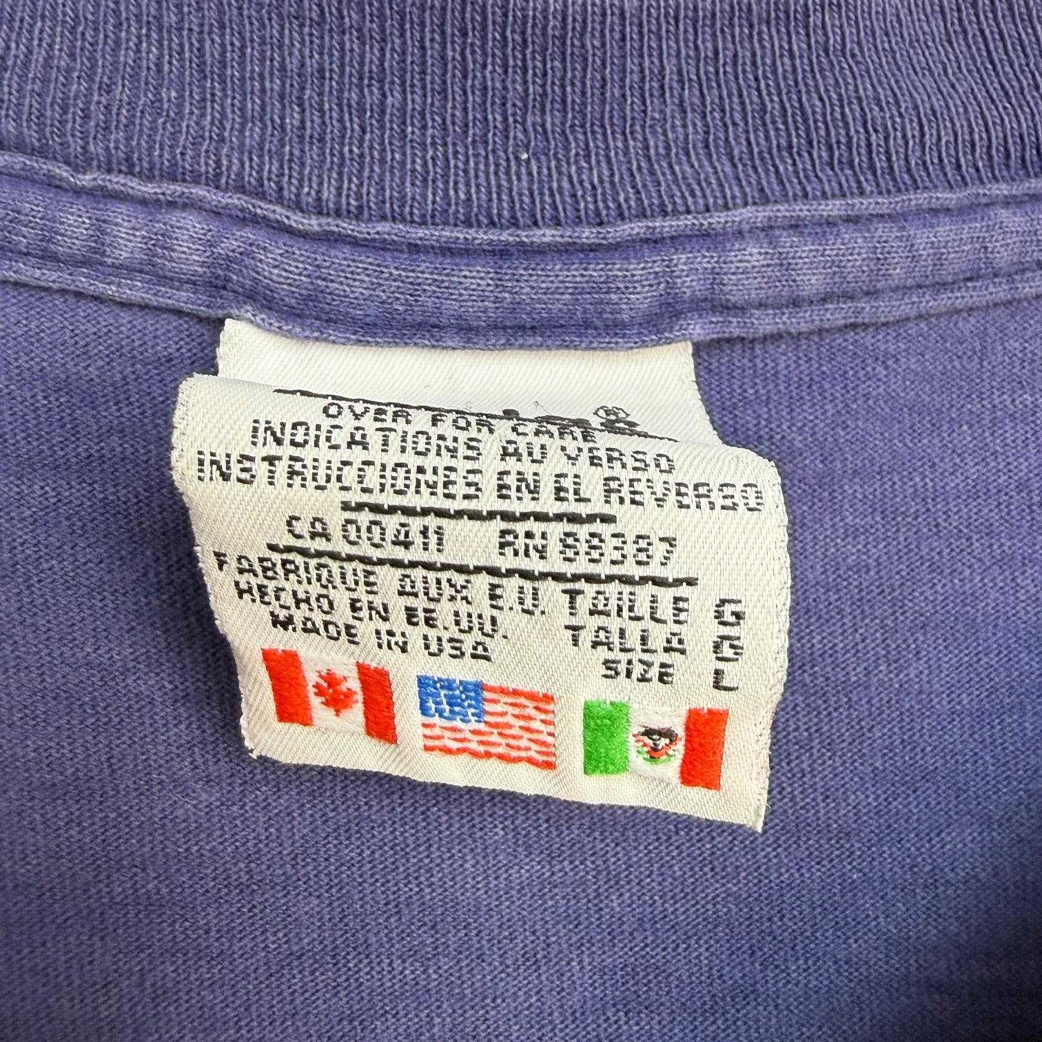 Vintage Adidas Cropped Logo Tee Royal Blue