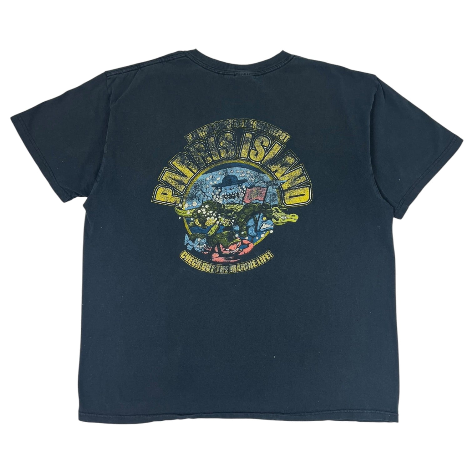 Vintage Parris Island “Marine Life” Navy