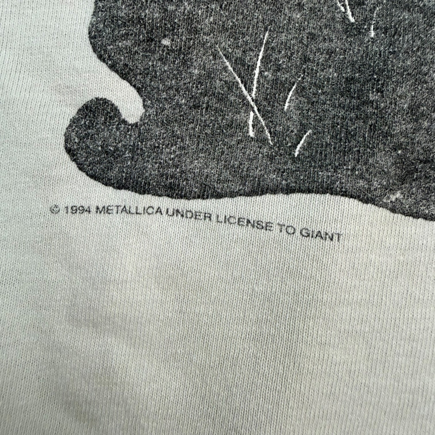 1994 Metallica Pushead ‘My Body Lie But I Still Roam’ Cutoff Tee White
