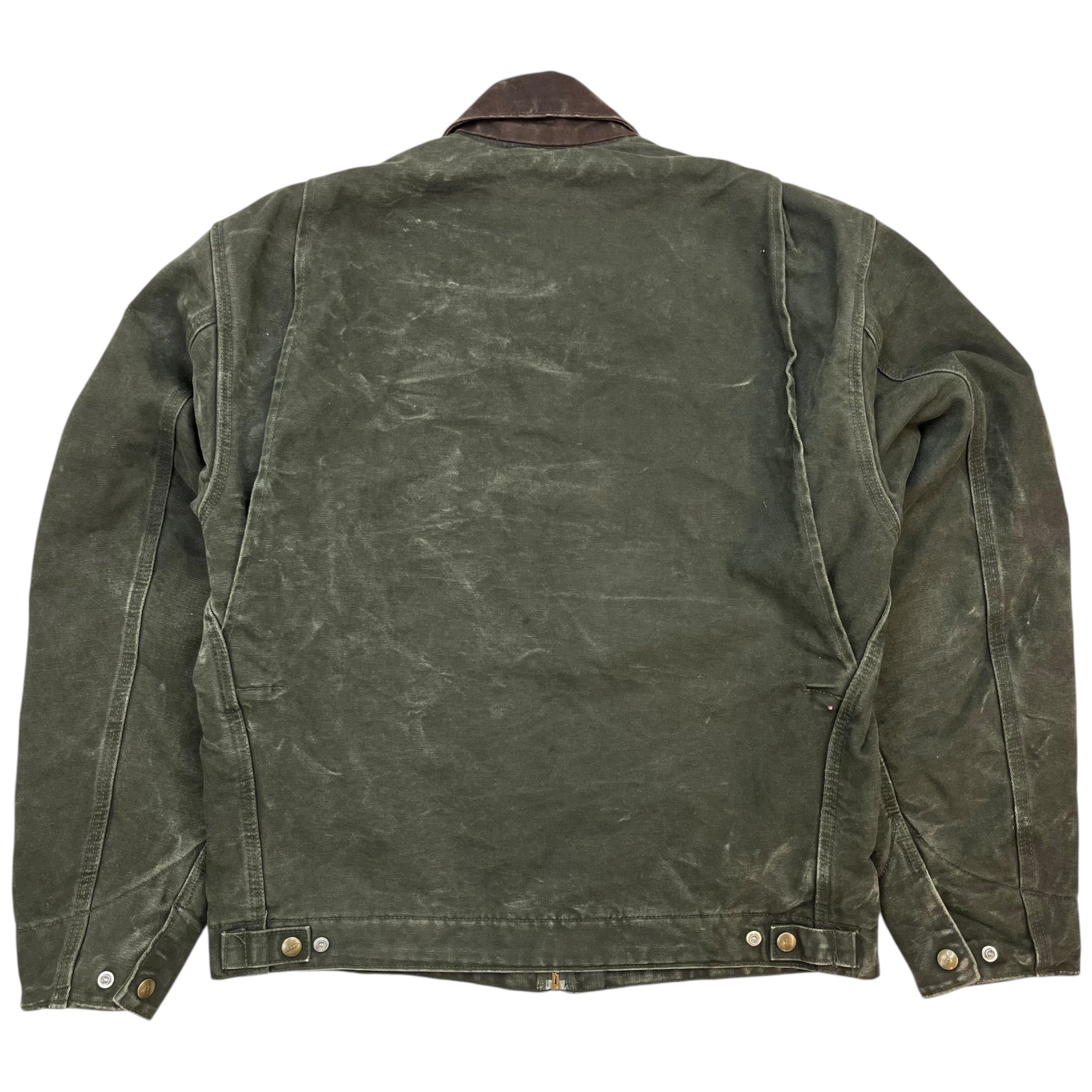Vintage Carhartt Detroit Blanket Lined Jacket Moss Green