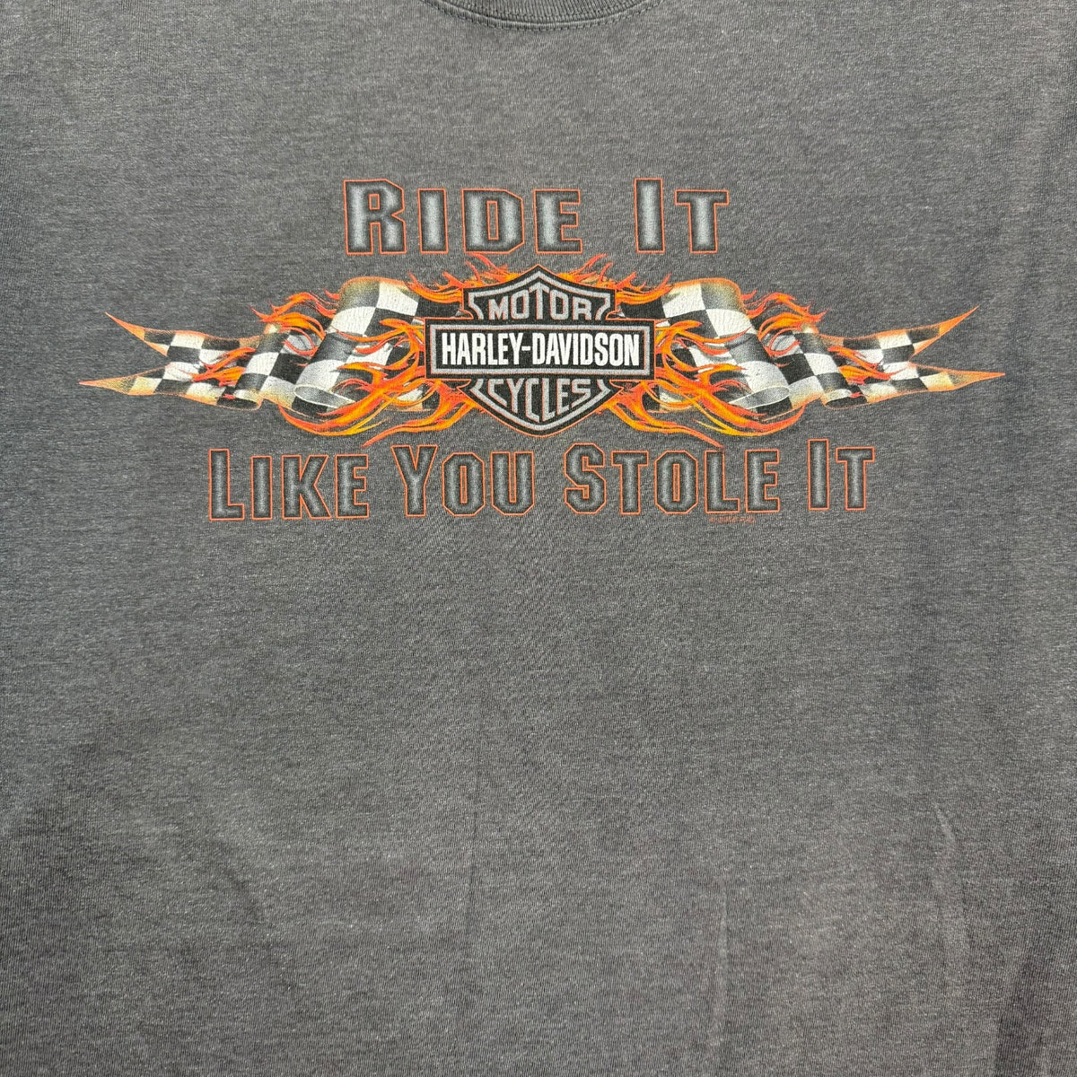 Vintage Harley Davidson Of Anaheim L/S Tee Grey