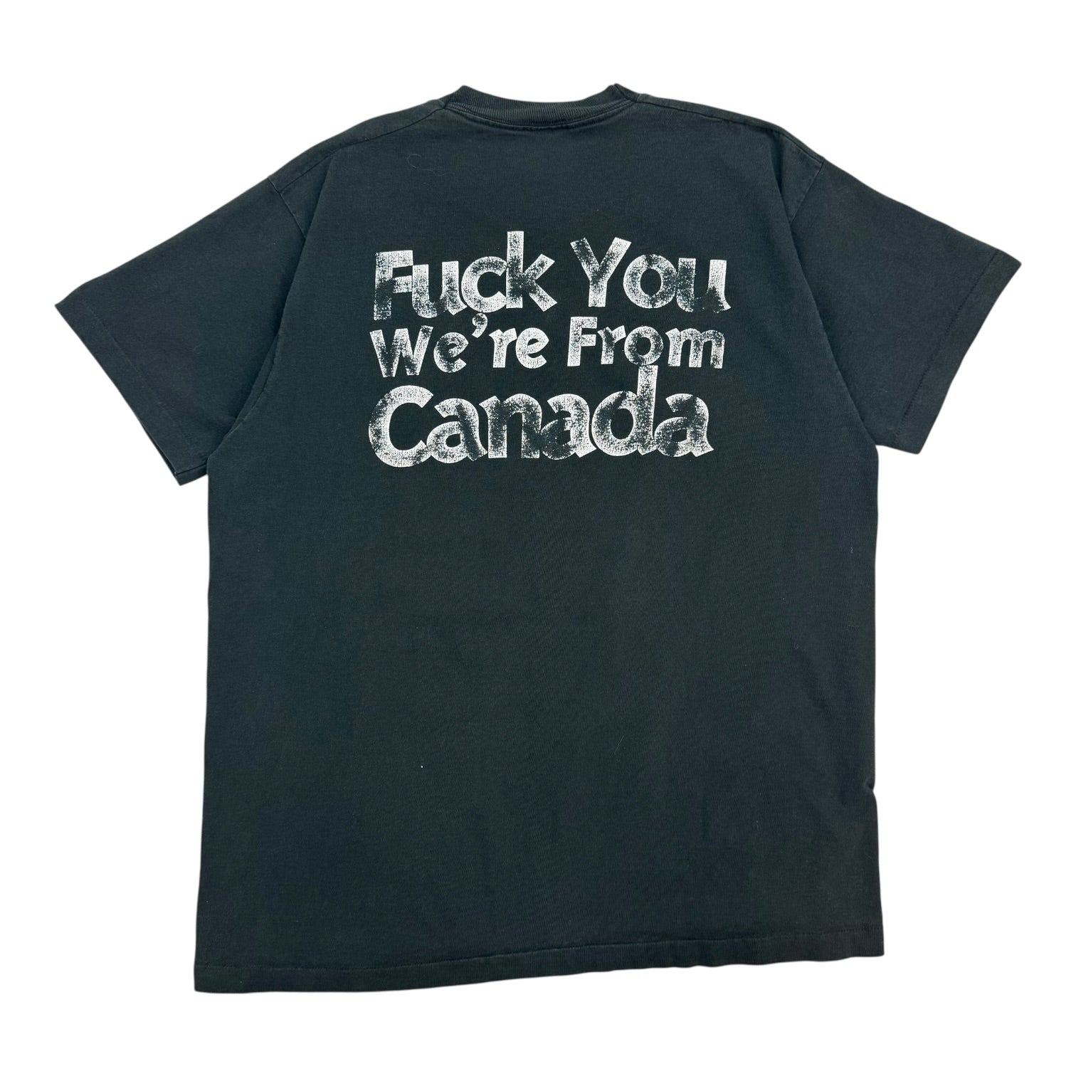 1990s Slik Toxik ‘F**k You Were From Canada’ Tee Black