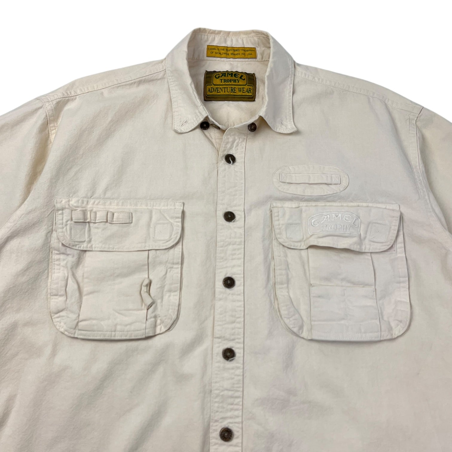 Vintage Camel Adventure Safari Button Shirt