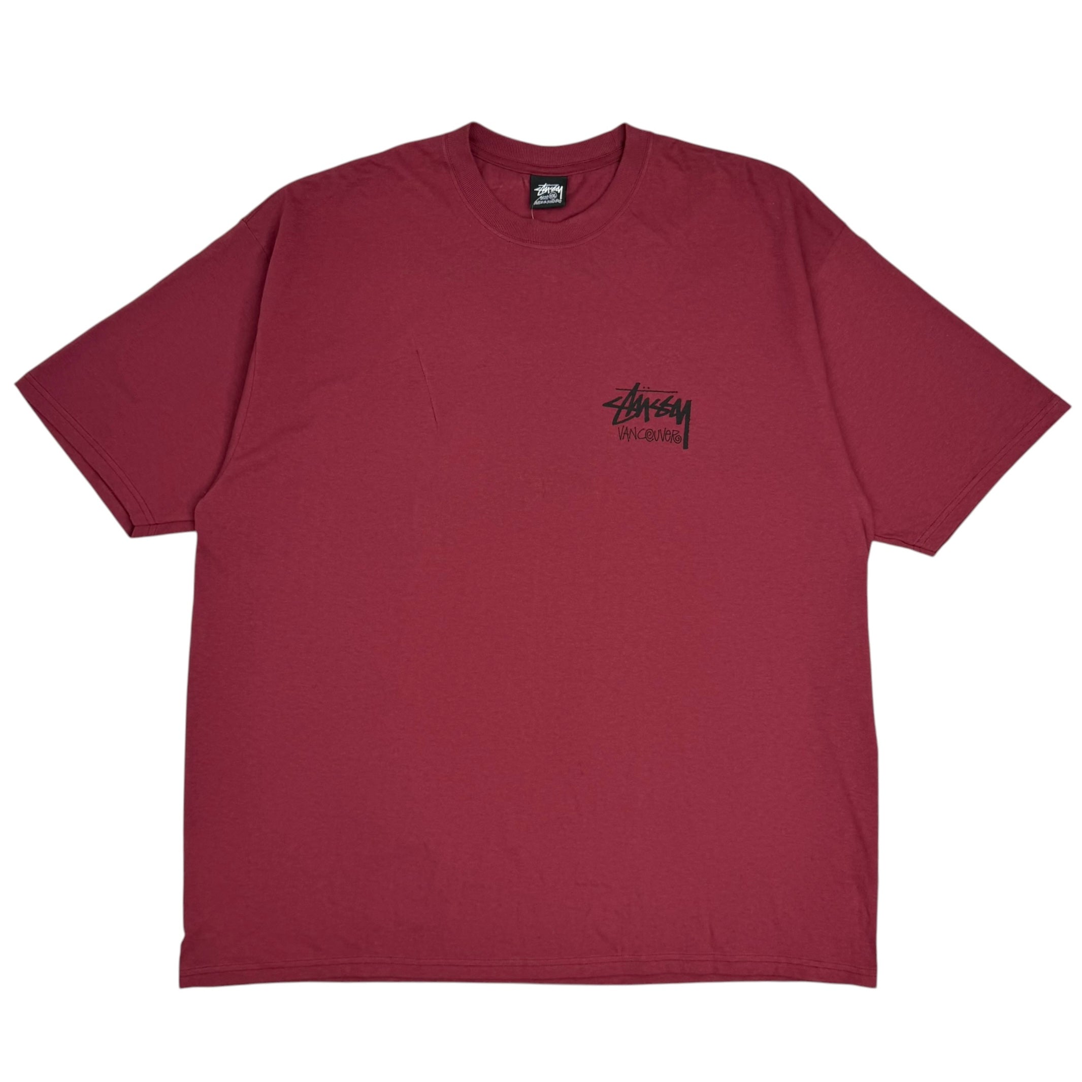Stussy Vancouver Chapter Tee Maroon