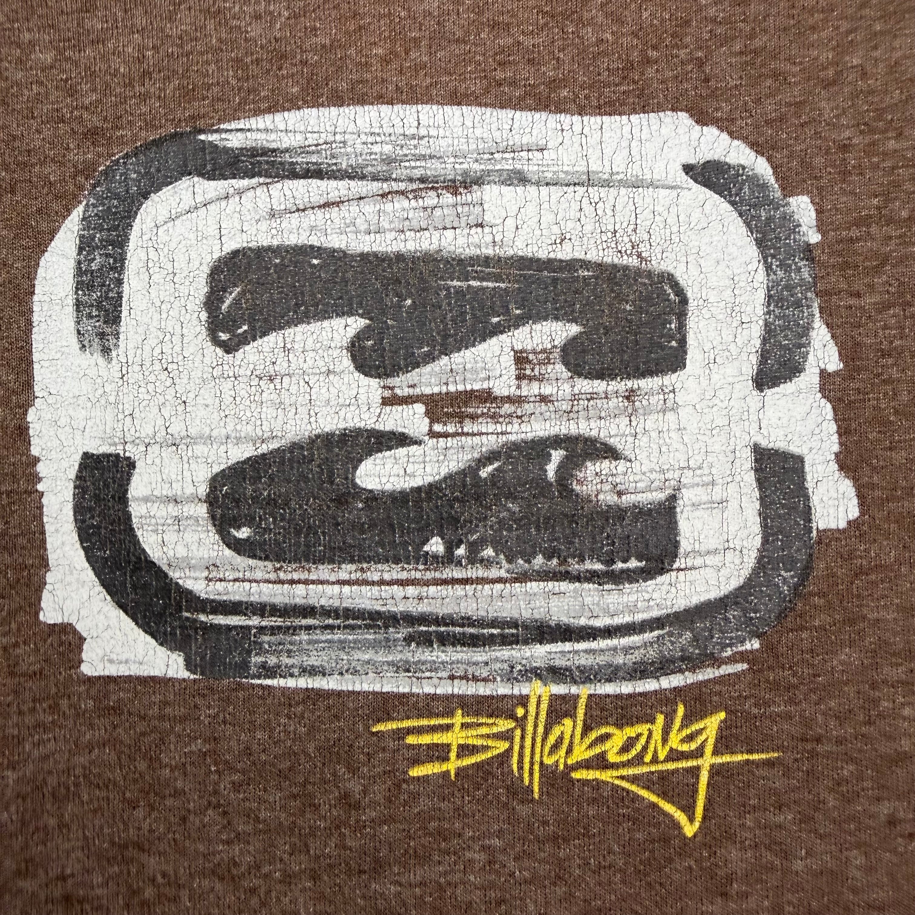 Vintage Billabong Bracket OG Ringer Tee Brown