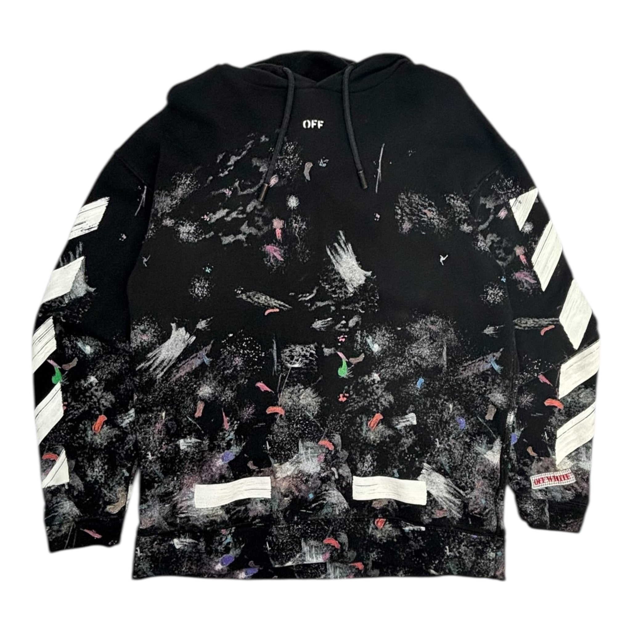 Off-White Galaxy Brushed Hoodie Black