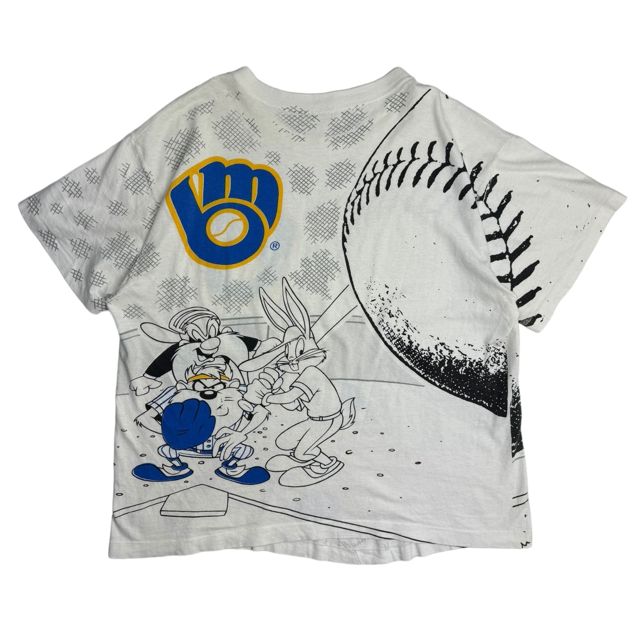 1993 Looney Tunes MLB Baseball T-Shirt