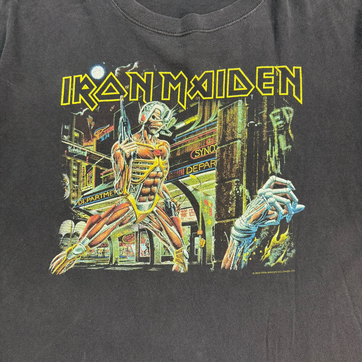 2008 Iron Maiden Somewhere Back In Time Tour Tee Black