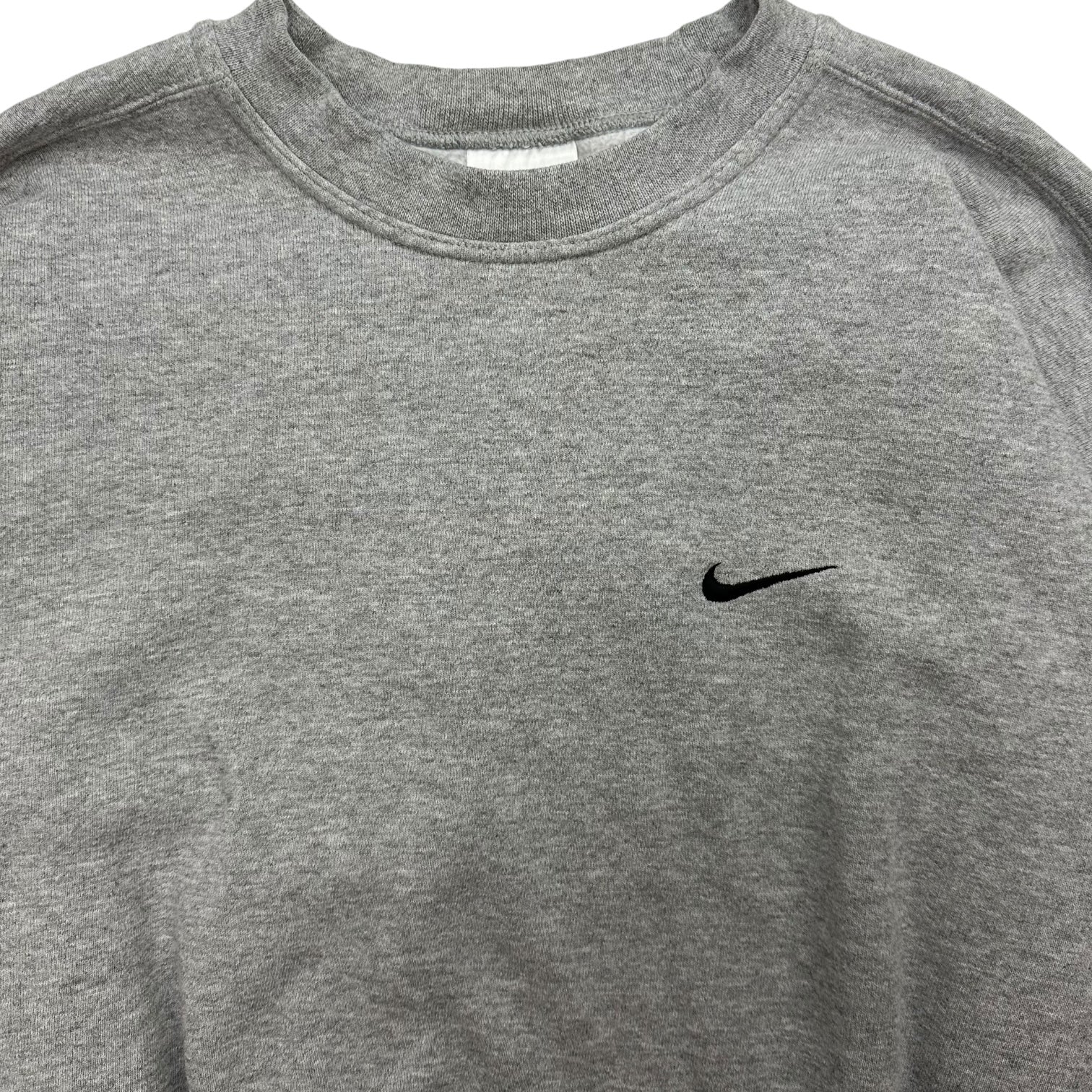 Vintage Nike Mini Swoosh Crewneck Grey