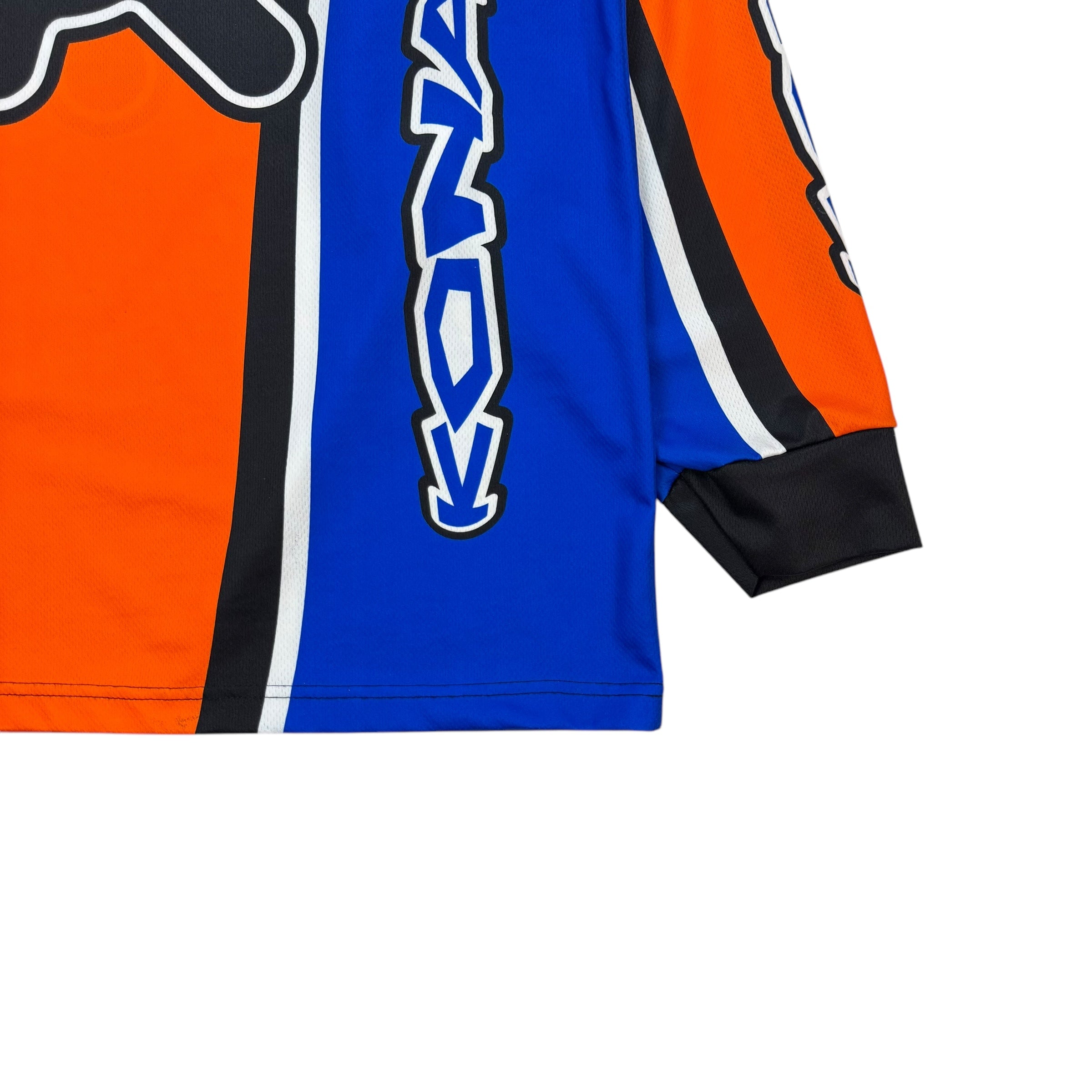 Vintage Kona Mountain Bike Jersey Orange Blue