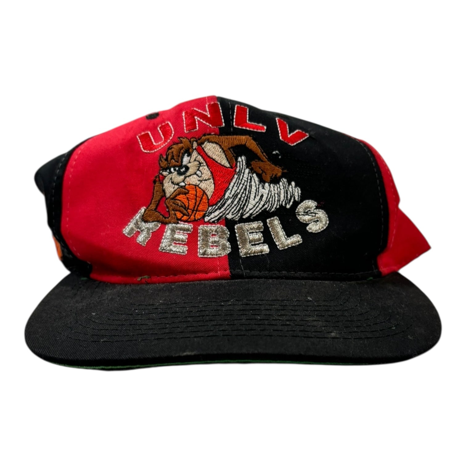 Vintage 1994 UNLV Rebels Looney Tunes SnapBack Hat Red/Black