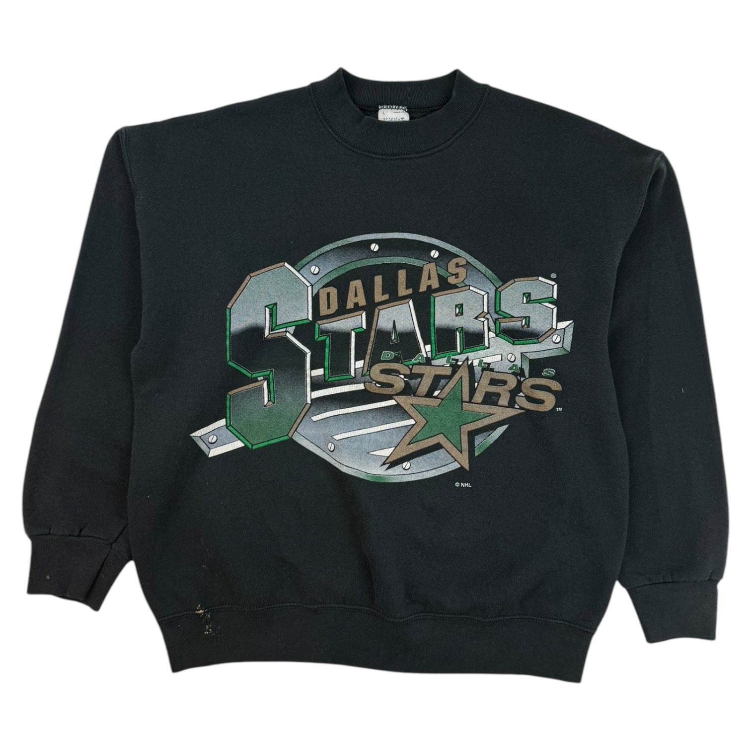 Vintage Dallas Stars Crewneck Black