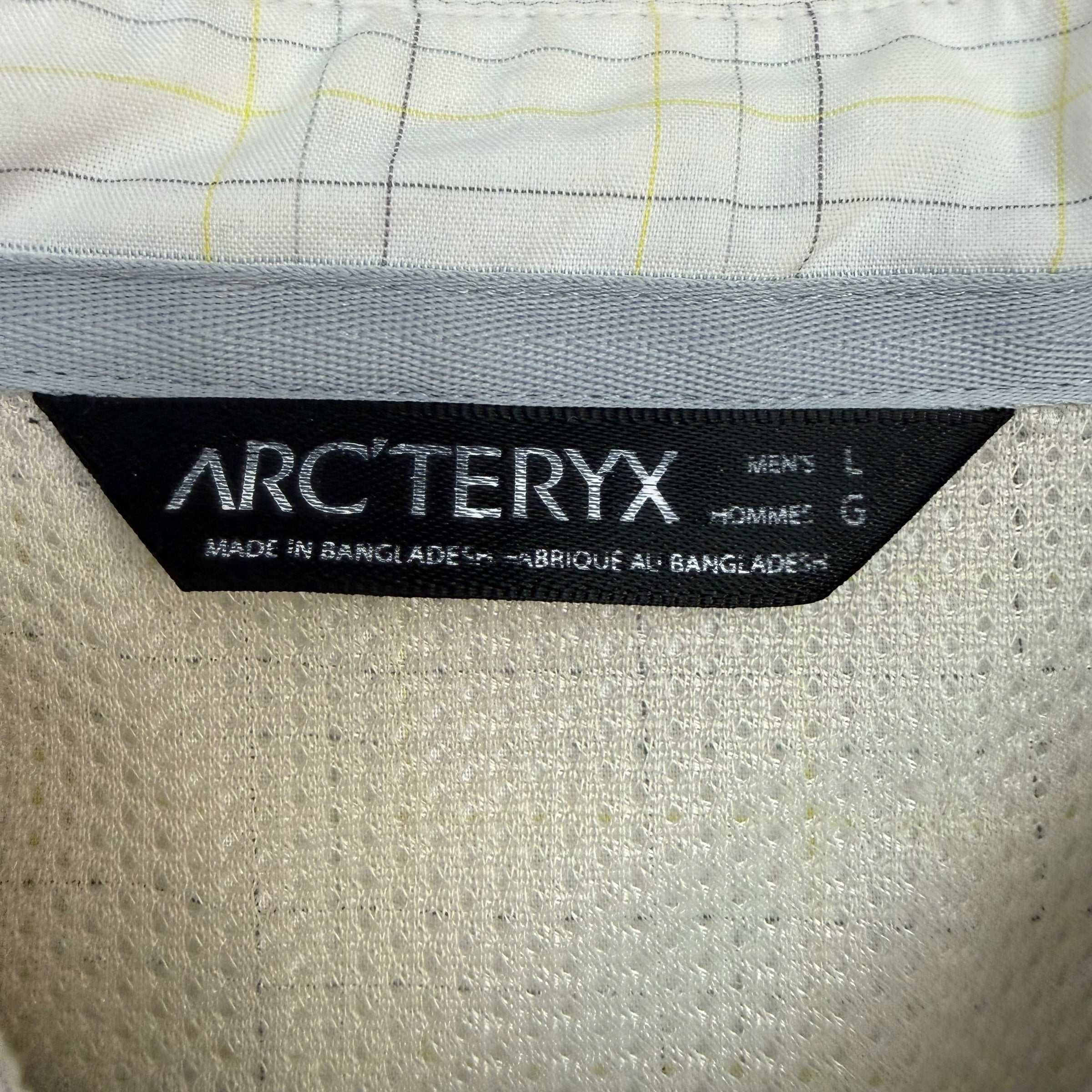 Arc’teryx Gryson Plaid L/S Button Up Shirt White