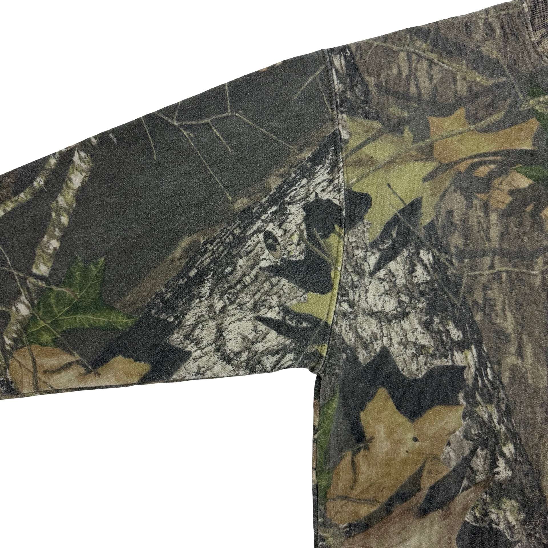 Vintage Mossy Oak Field Staff Crewneck Camo