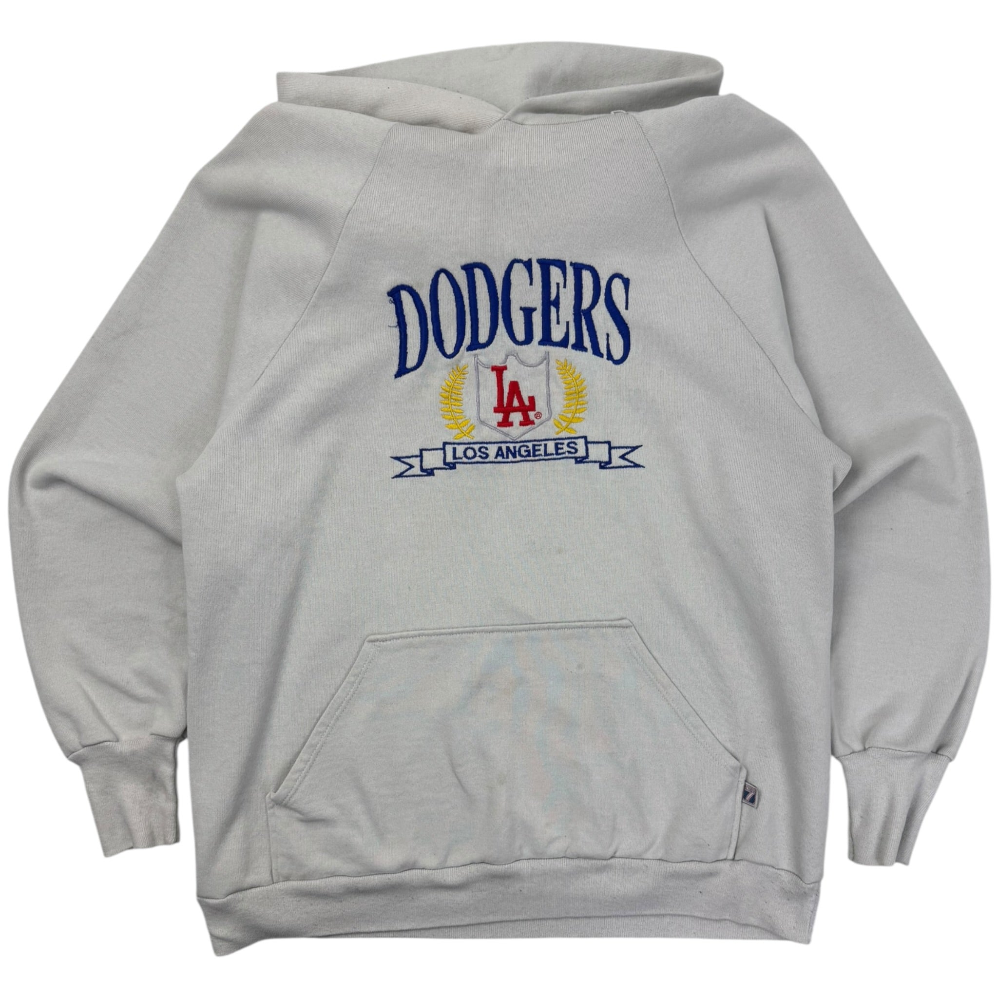 Vintage Los Angeles Dodgers Embroidered 7Logo Hoodie