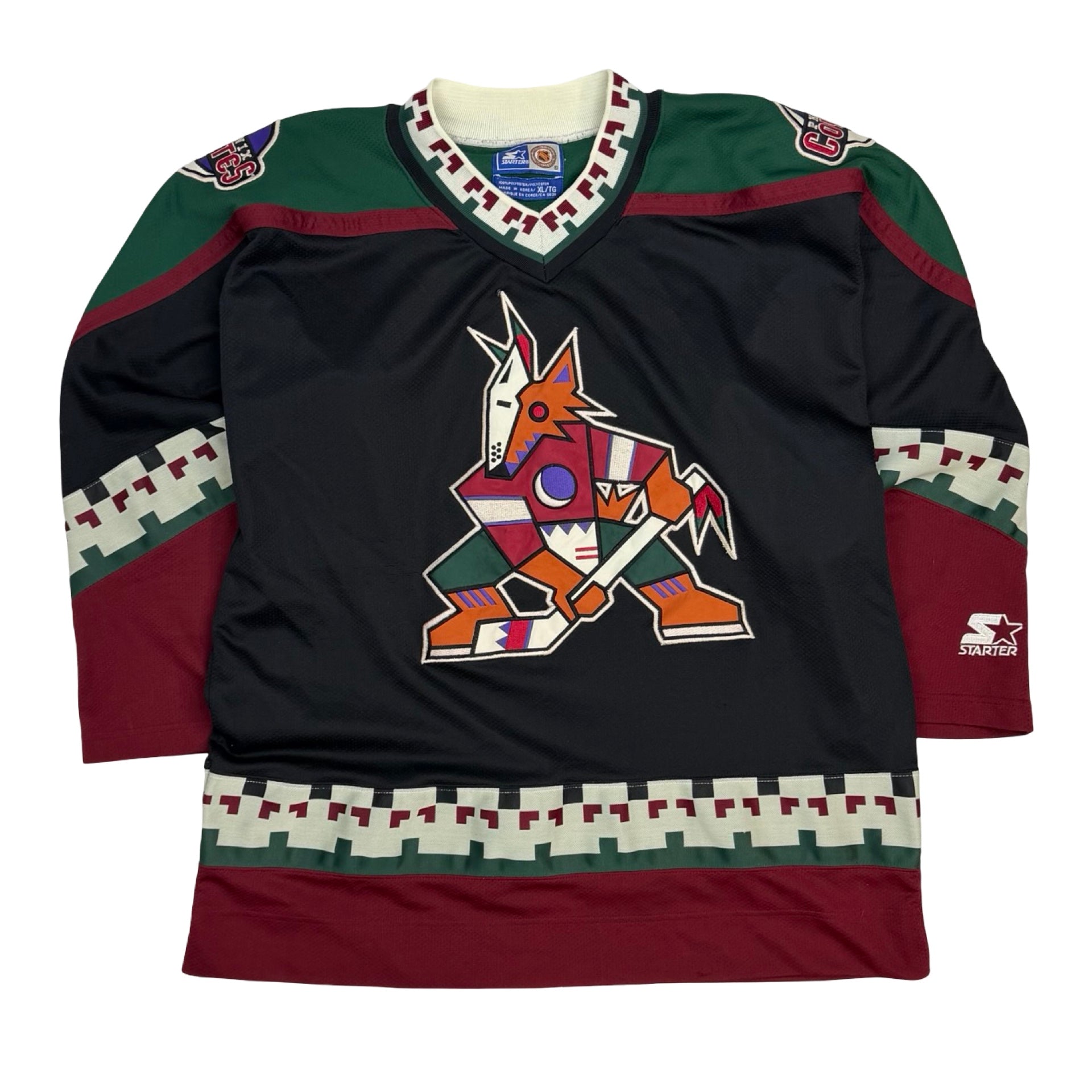 Vintage Starter Arizona Coyotes Jersey Black