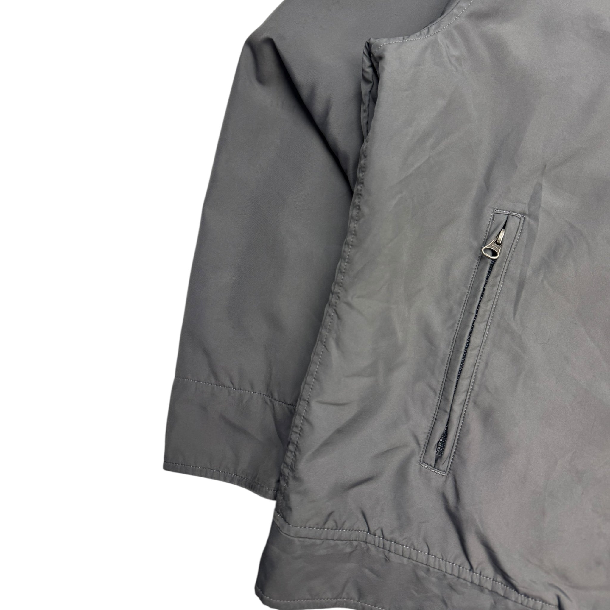 Vintage GAP Blank Insulated/Lined Zip Jacket Grey