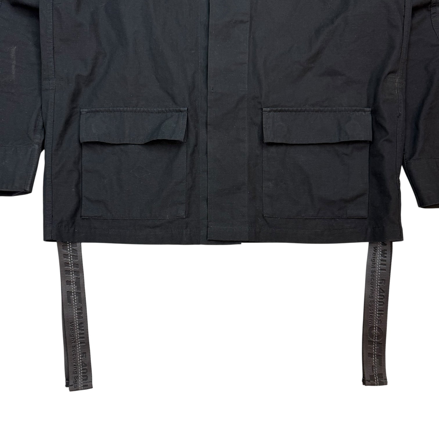 Off-White Fire Tape Field Jacket Black