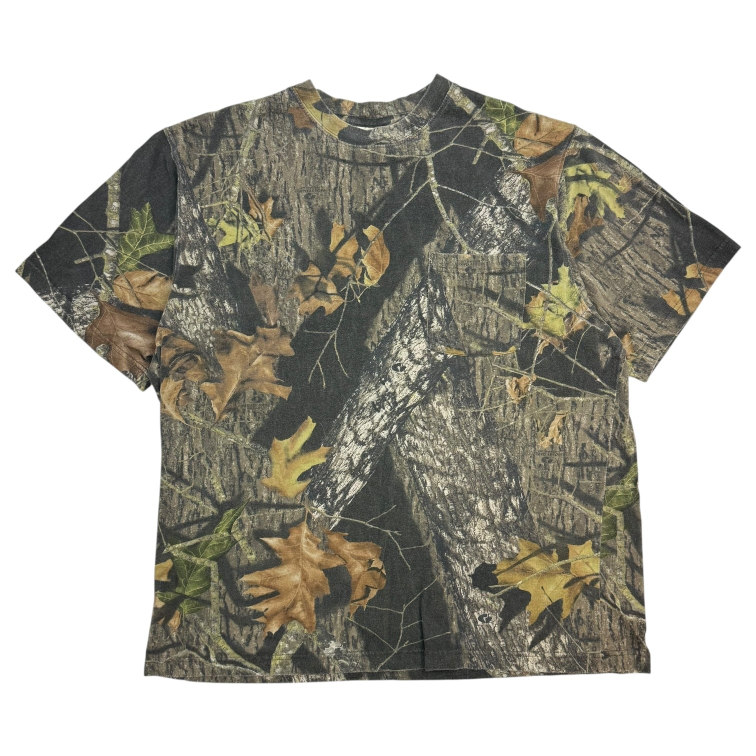 Vintage Mossy Oak Pocket Tee Camo