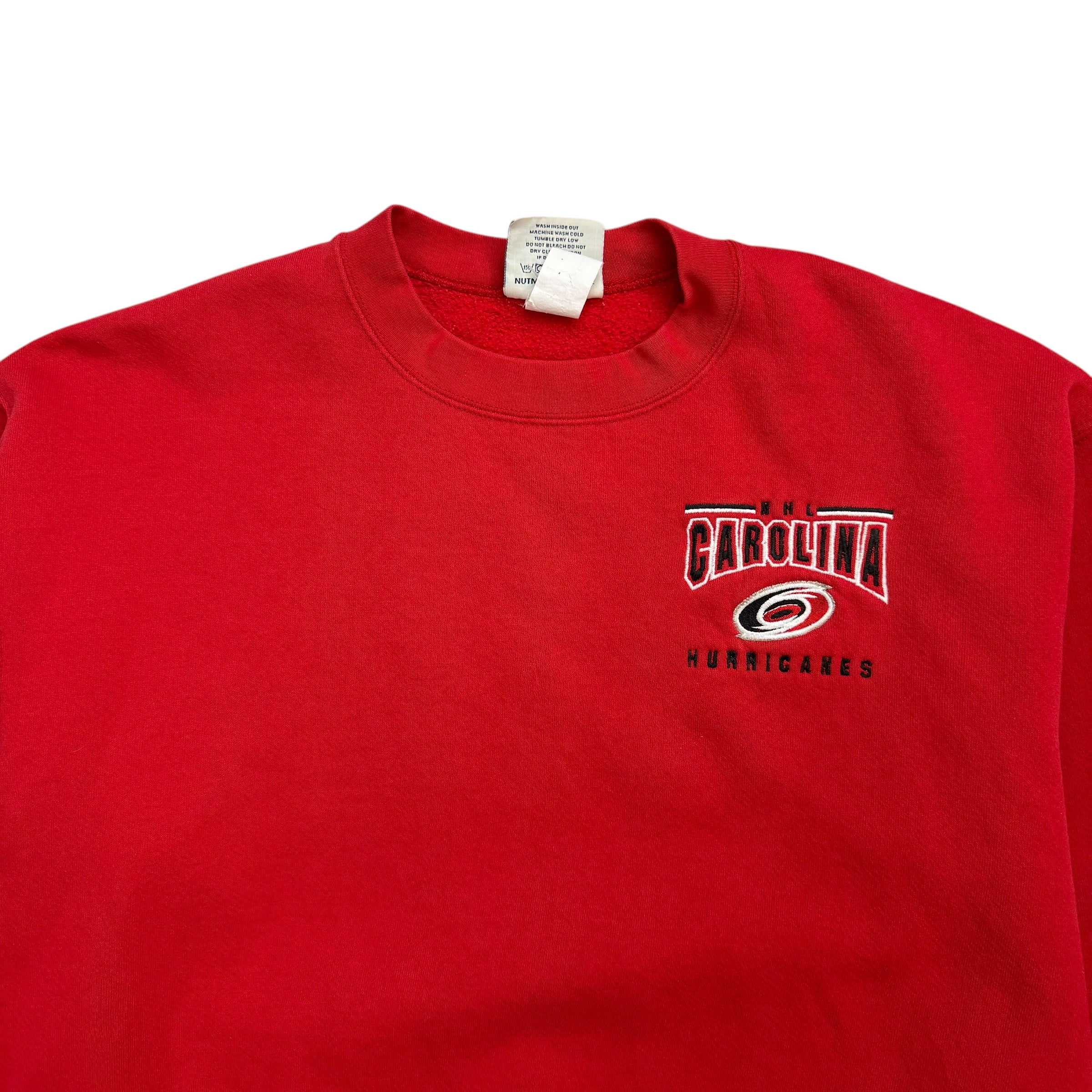 Vintage Carolina Hurricanes Crewneck Red