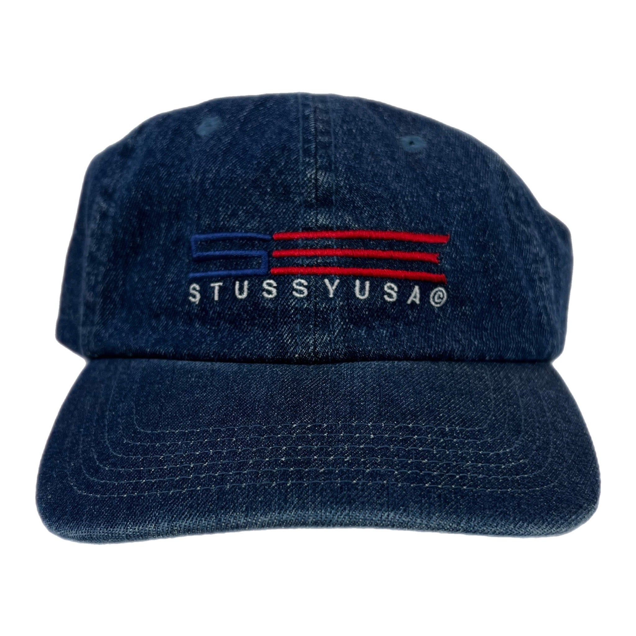 Stüssy USA Denim Strapback Hat